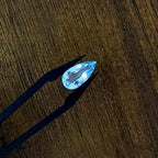 Aquamarijn 12.3x6.2x4.3 mm | gef. birnkern | LE0061