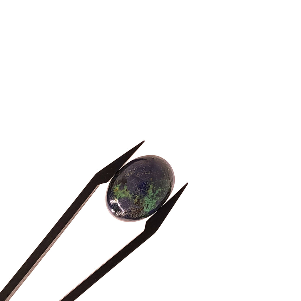 Azuriet 13x18x7.6 | cab. ovaal | LE0079