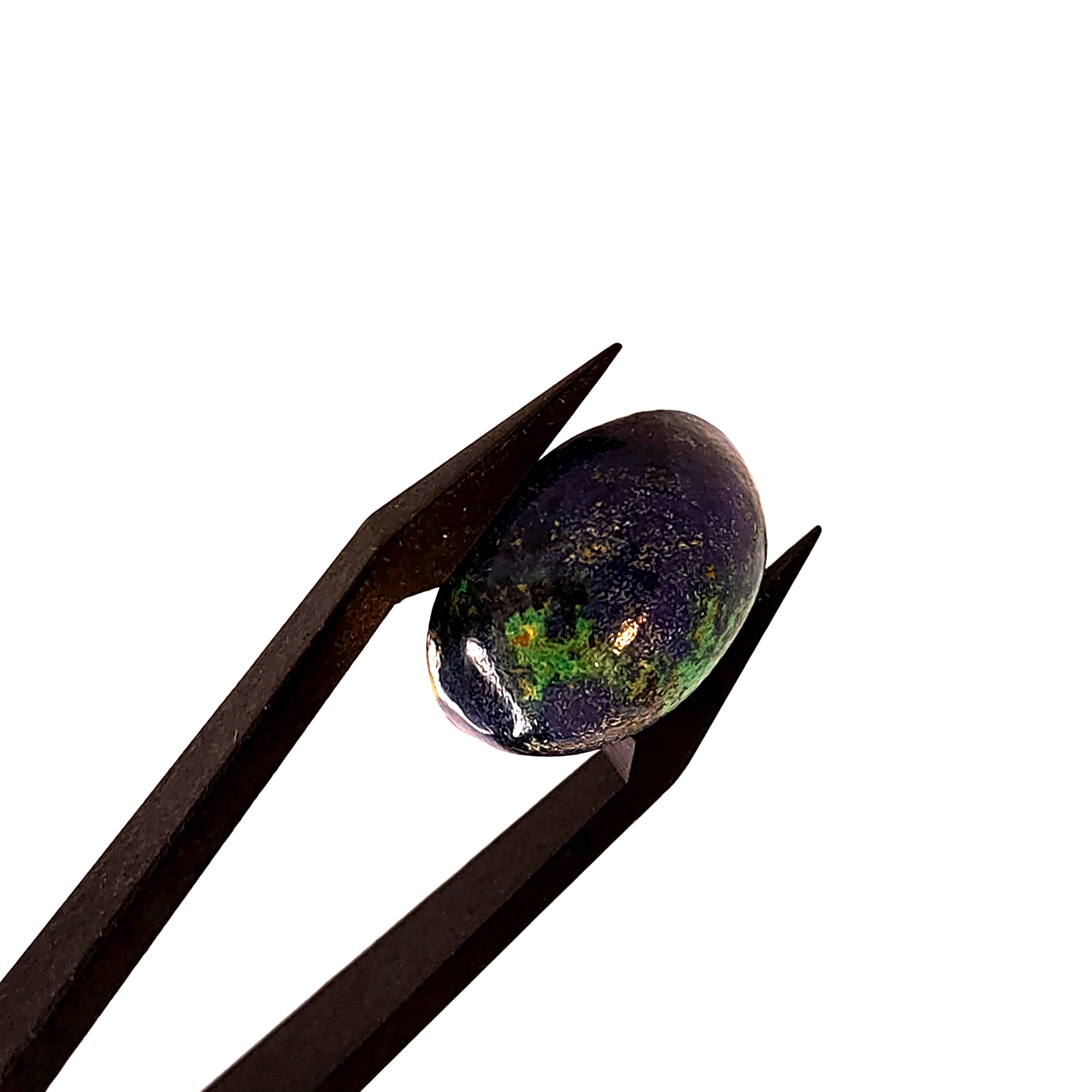 Azuriet 13x18x7.6 | cab. ovaal | LE0079