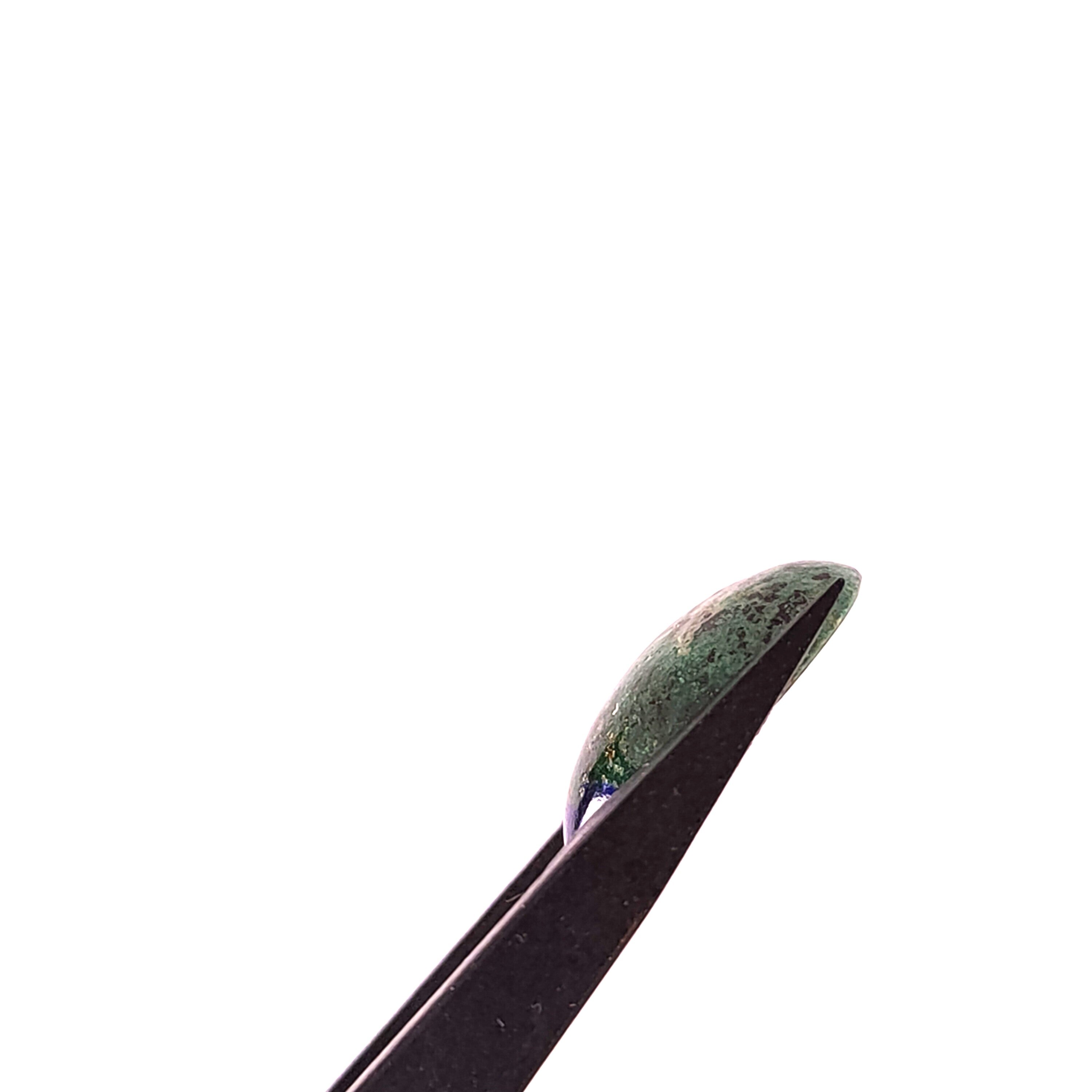 Azuriet 12x16x4.6 | cab. ovaal | LE0081