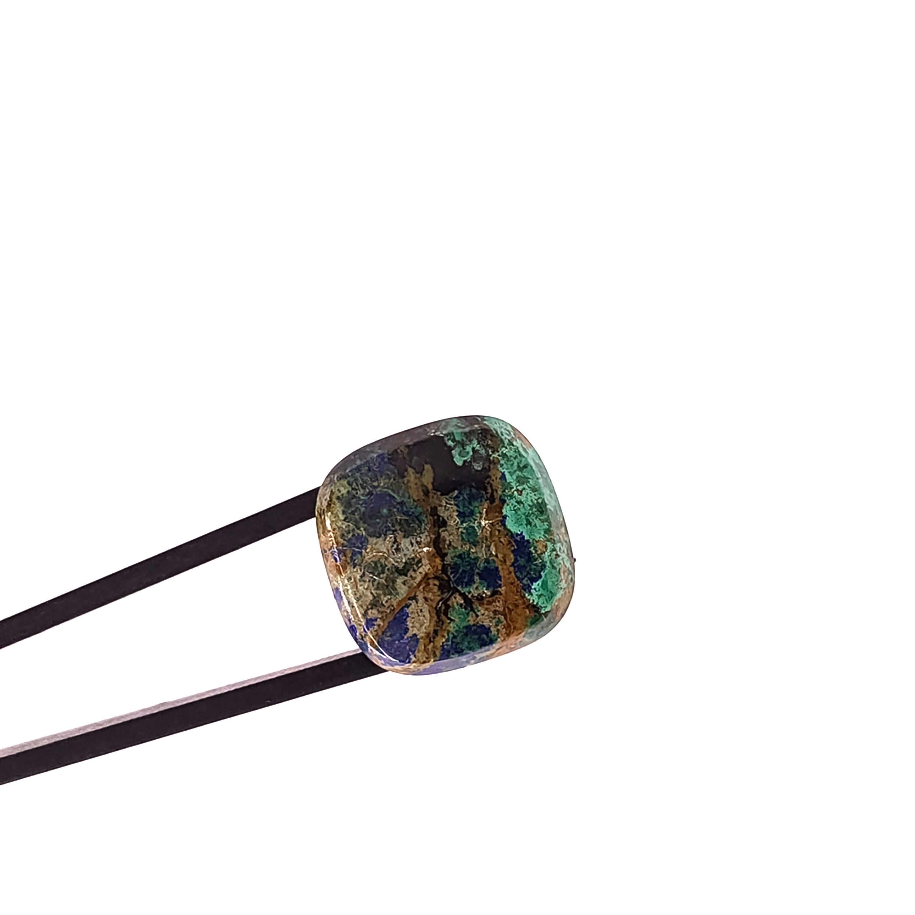 Azuriet 18.3x18.4x4.2 | cab. vierkant | LE0082