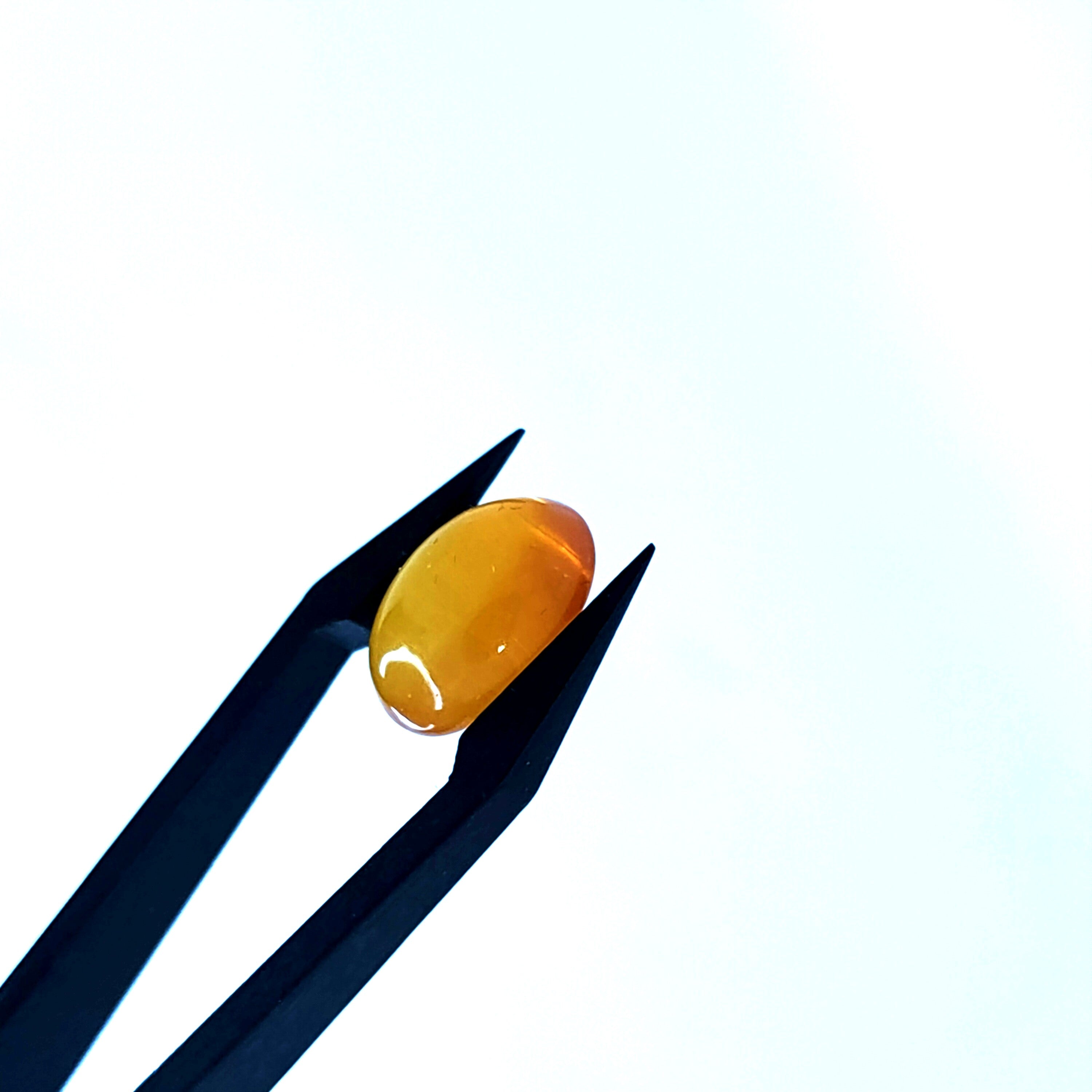 Barnsteen 10x14x5 mm | cab. ovaal | LE0084