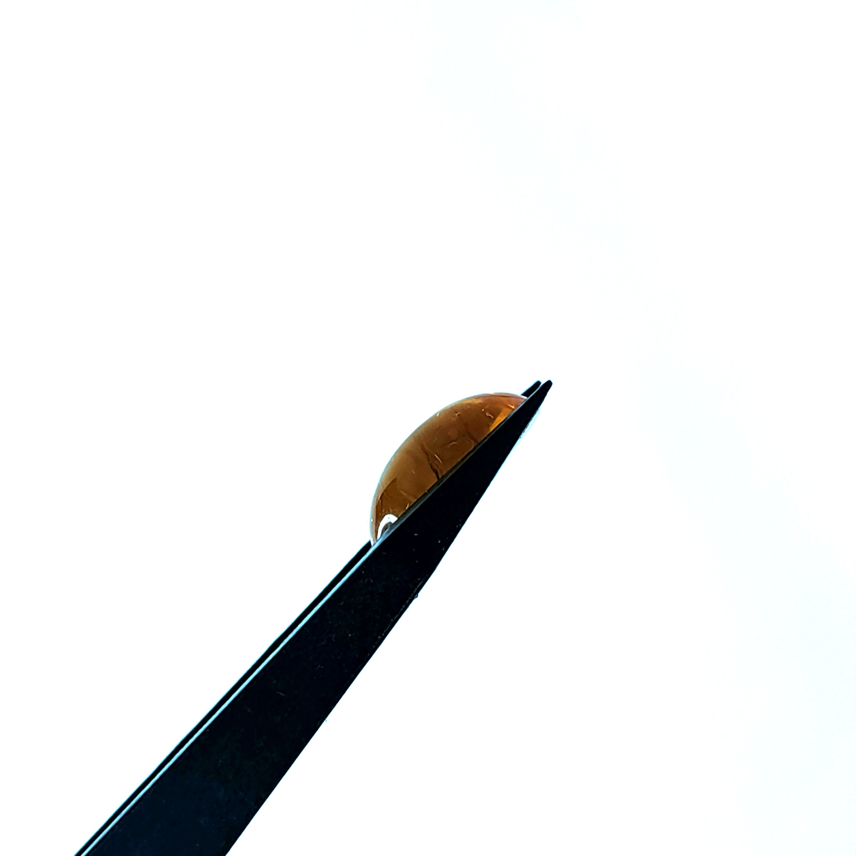 Barnsteen 10x14x5 mm | cab. ovaal | LE0084