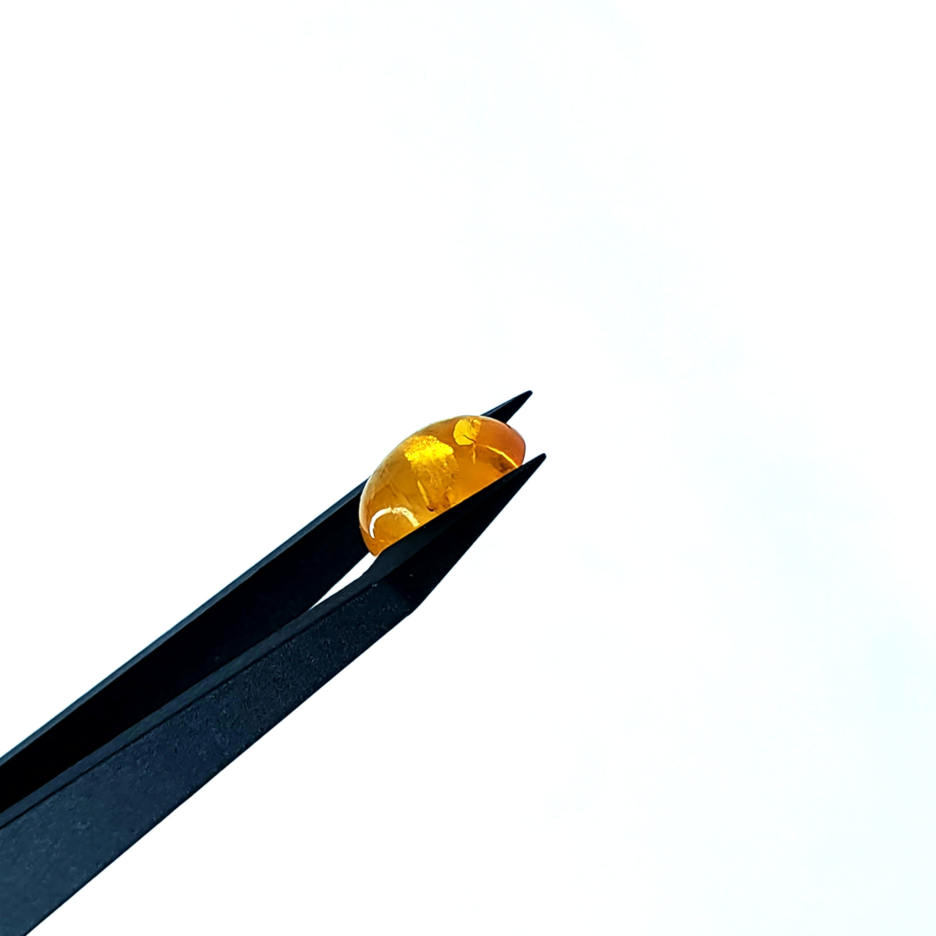 Barnsteen 10x14x5.7 mm | cab. ovaal | LE0085