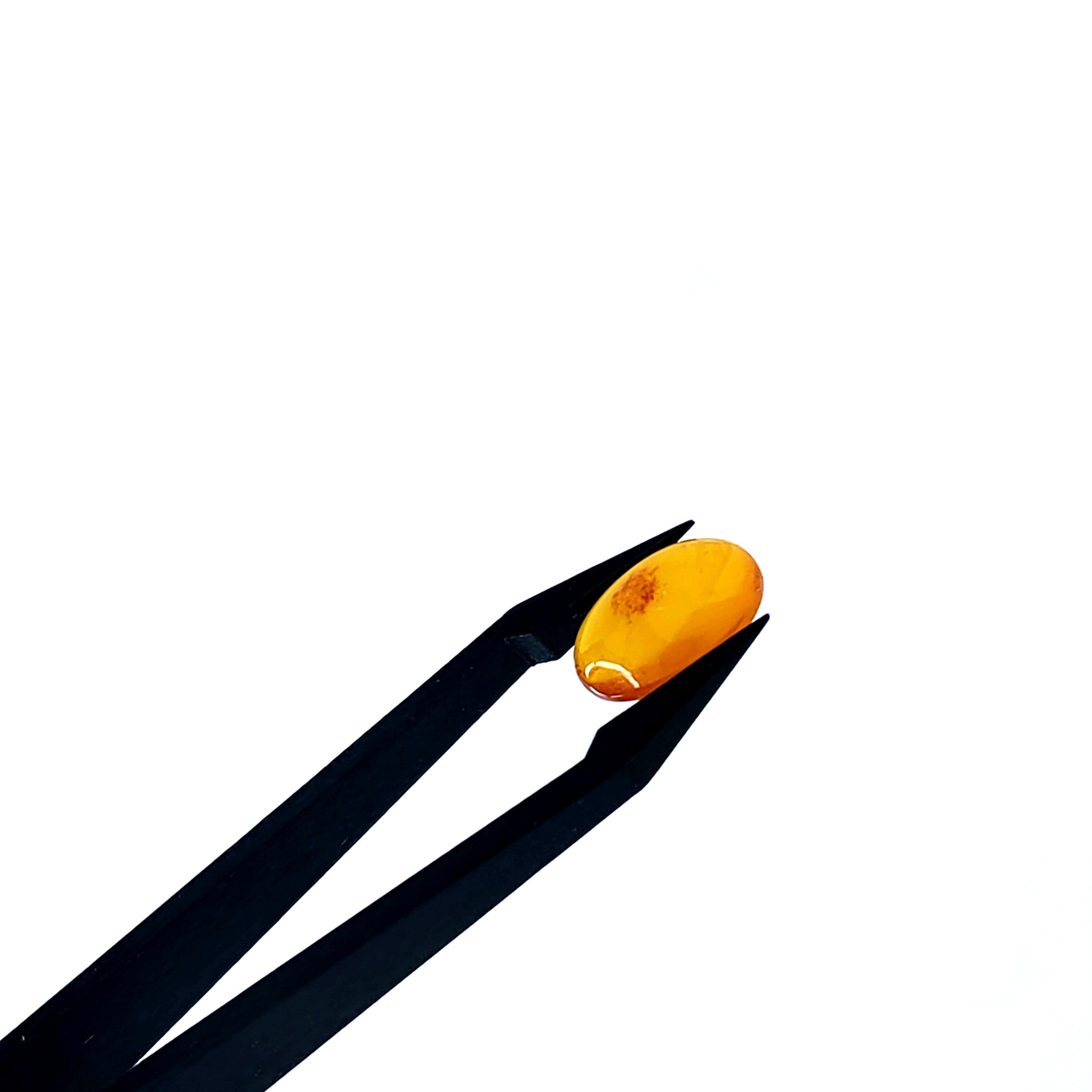 Barnsteen 10x14x3.9 mm | cab. ovaal | LE0086