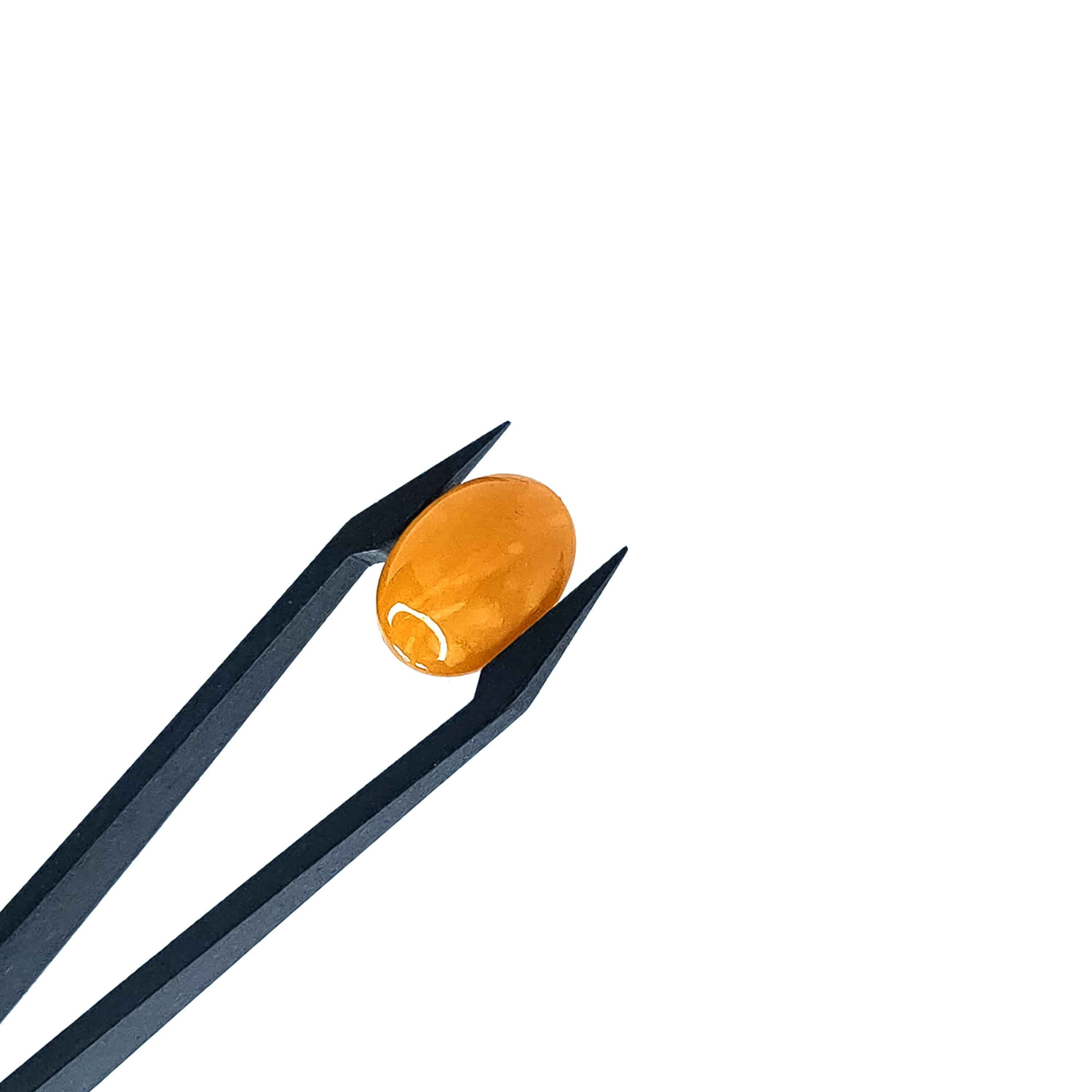 Barnsteen 12.2x16.2x5.3 mm | cab. ovaal | LE0087