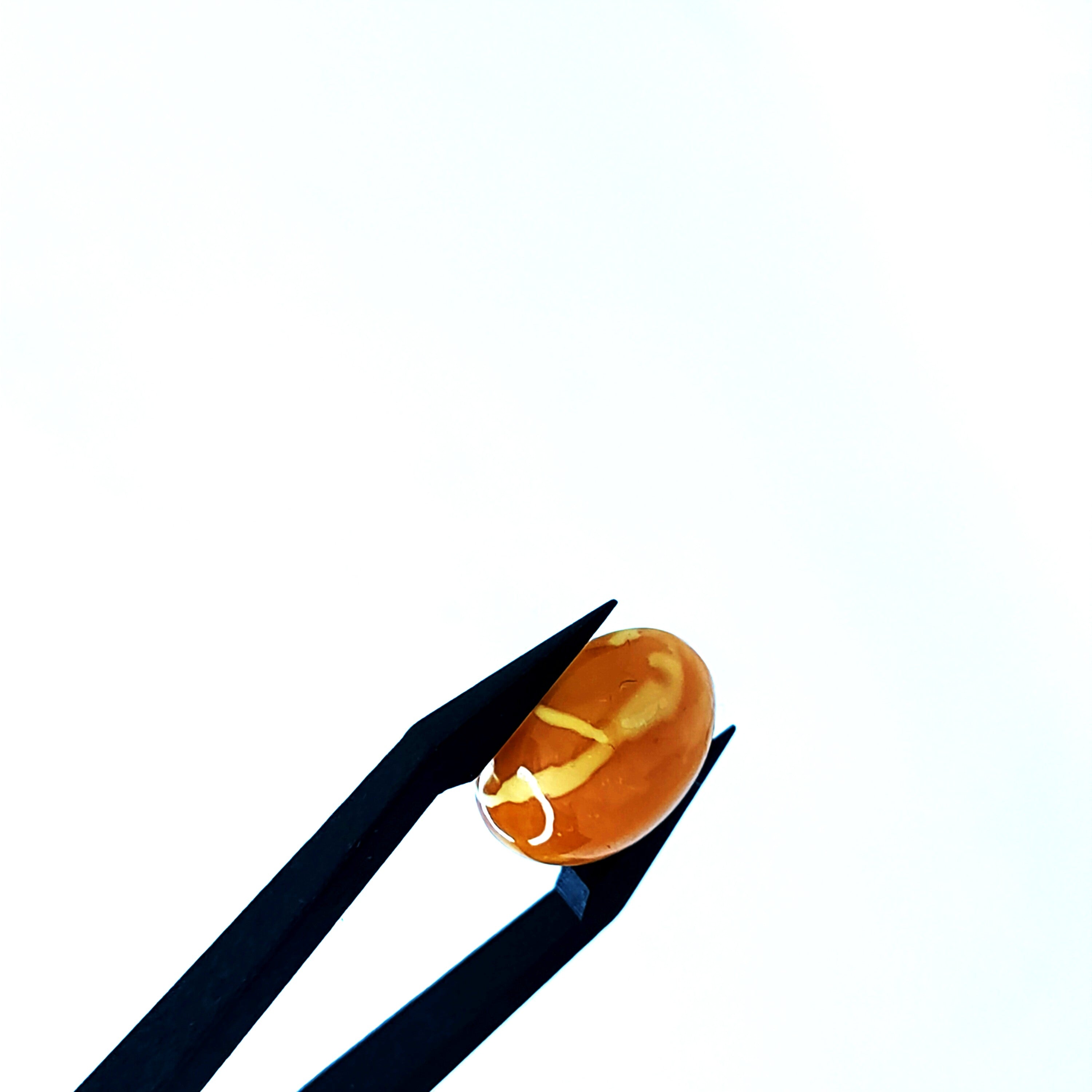 Barnsteen 12.4x16.3x6.8 mm | cab. ovaal | LE0088