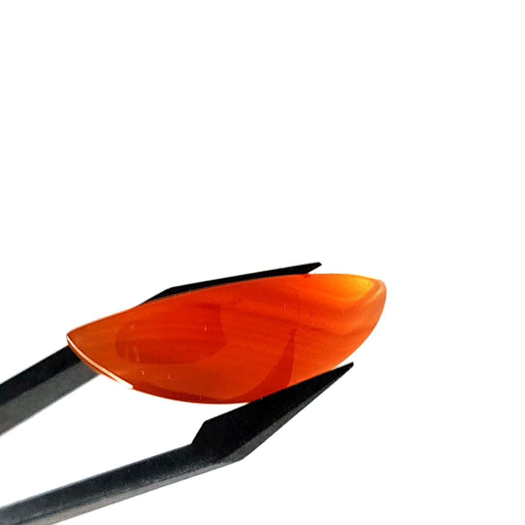 Carneool 12x27.3x8.8 mm | cab. navette | LE0103