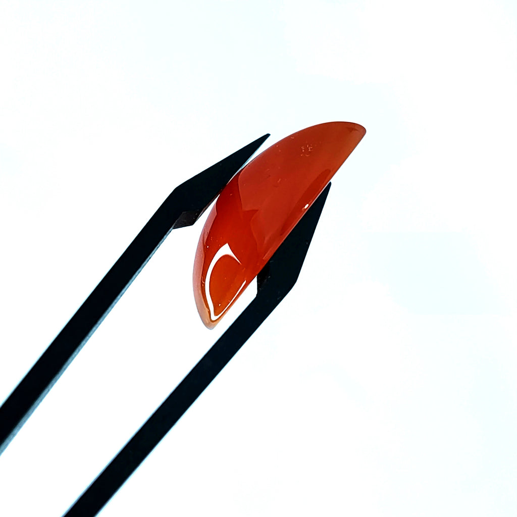 Carneool 12x27.3x8.8 mm | cab. navette | LE0103