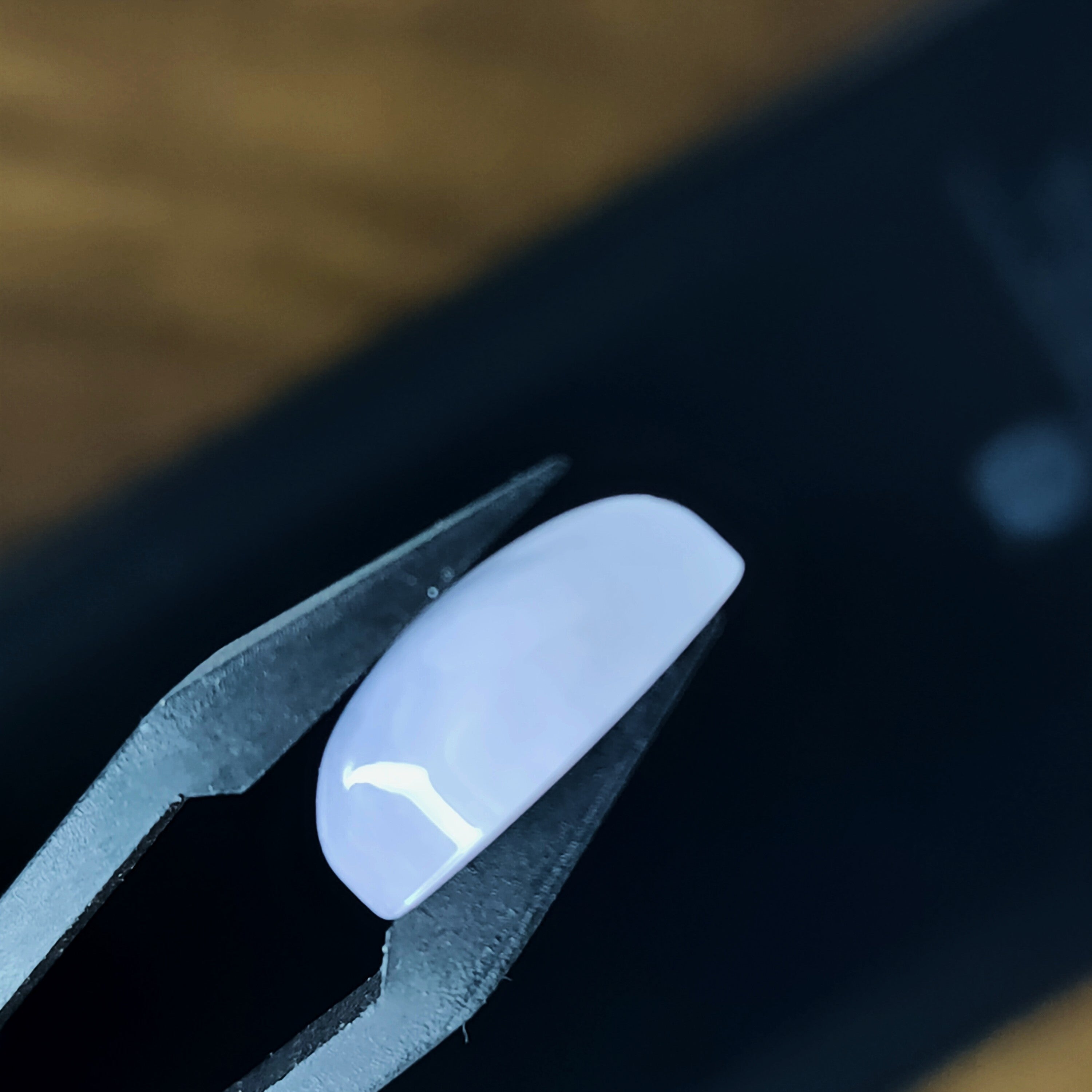 Chalcedoon 9.8x15x5.4 mm | cab. ovaal | LE0116