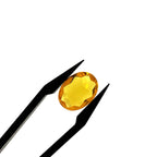 Citrien 9.5x12.5x5 mm | gef. ovaal | LE0139