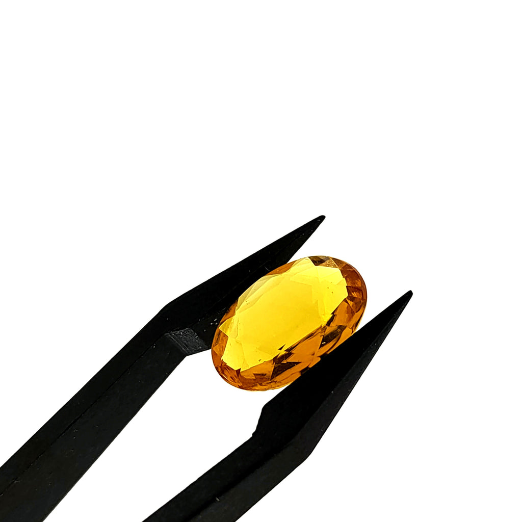 Citrien 9.5x12.5x5 mm | gef. ovaal | LE0139