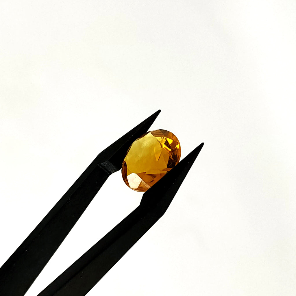 Citrien 12.2x6.9 mm | gef. rond| LE0147