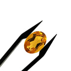 Citrien 10x14x7,5 mm | gef. ovaal | LE0149