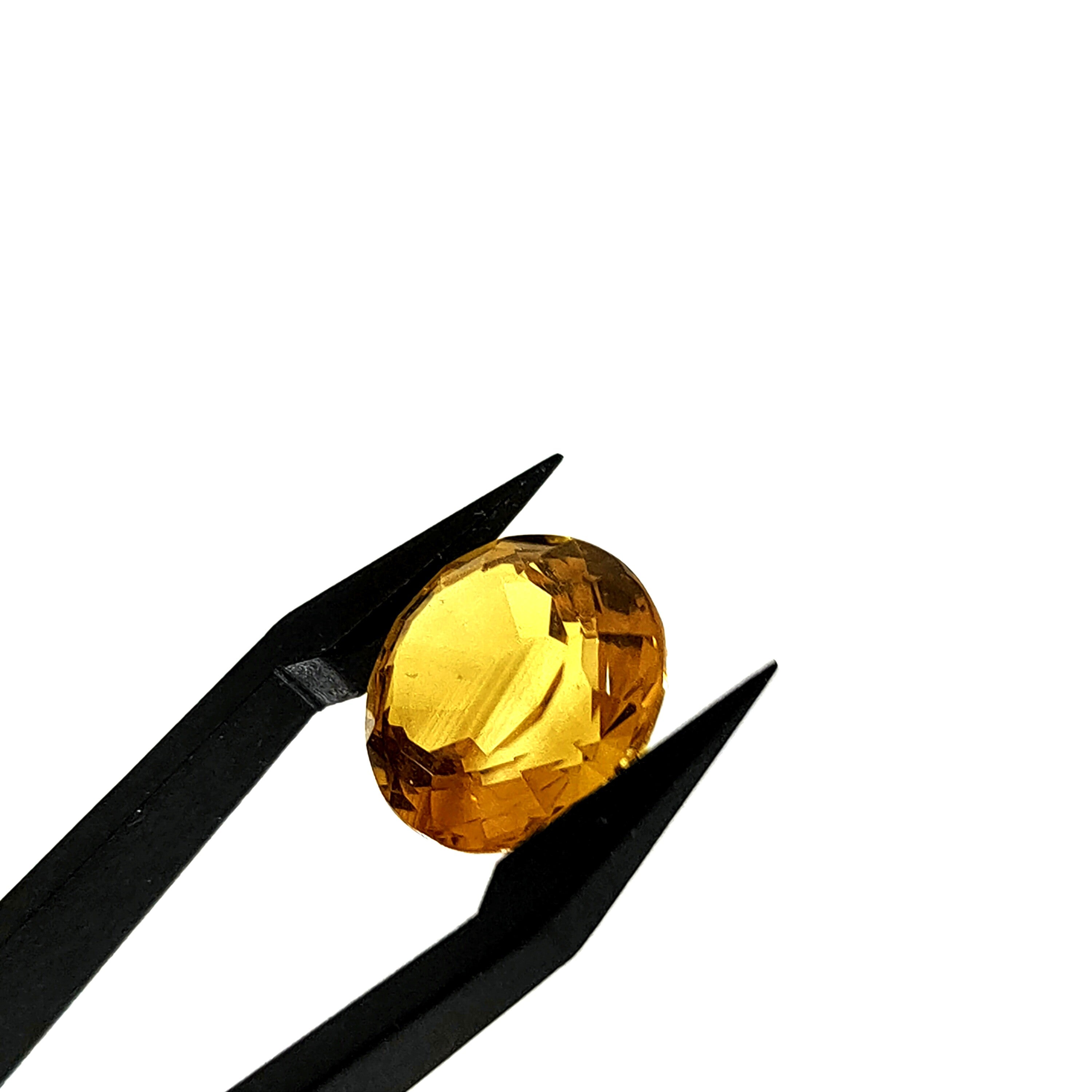 Citrien 13,6x9 mm | gef. rond | LE0151