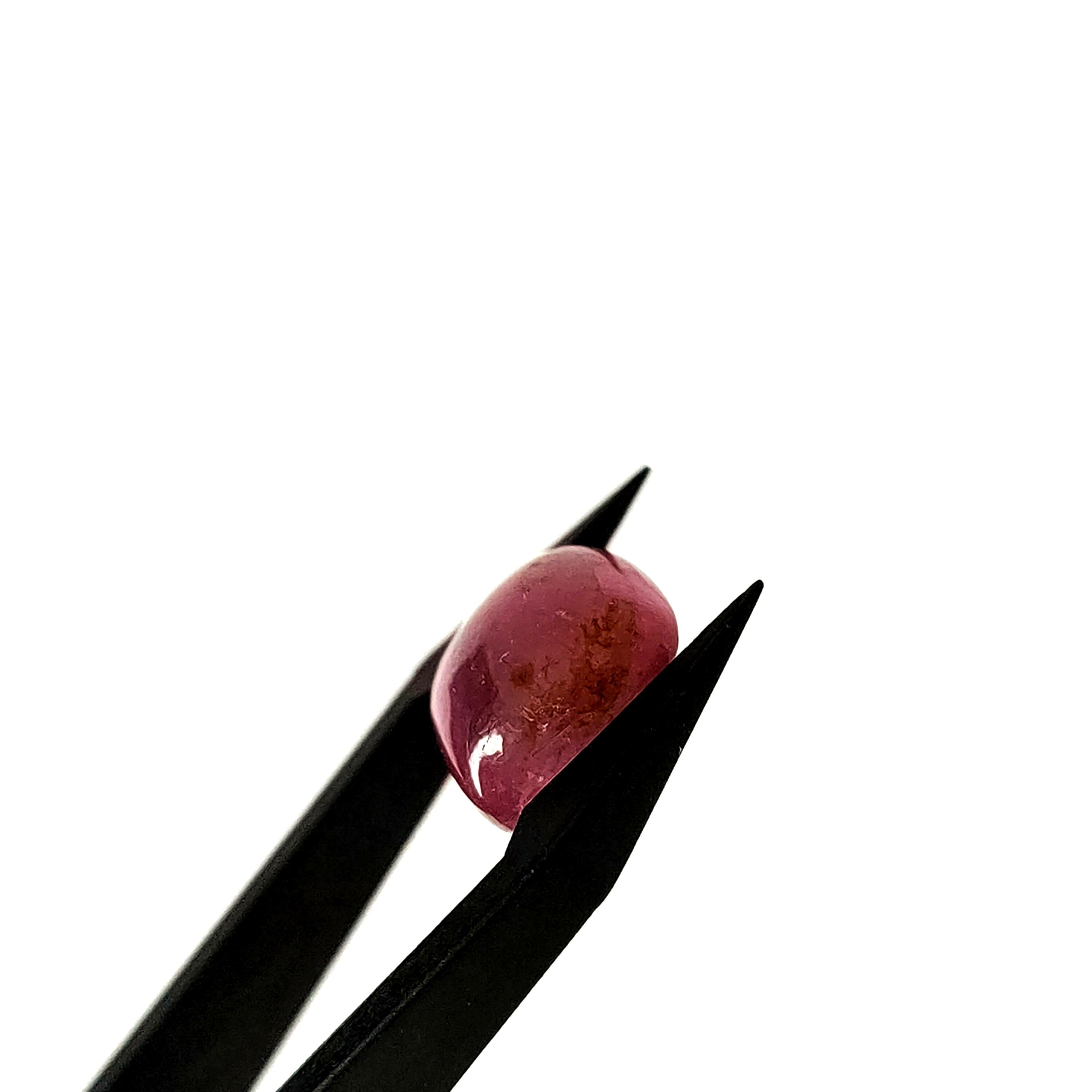 Tourmalijn 12x12x5.5 mm | cab. vierkant | LE0201