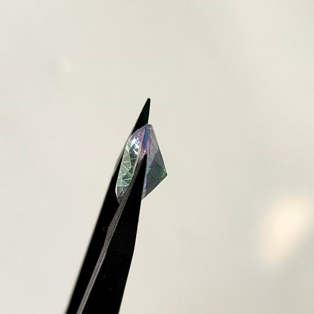 LE431 | Mystic kwarts | 10x5 mm | gef. rond