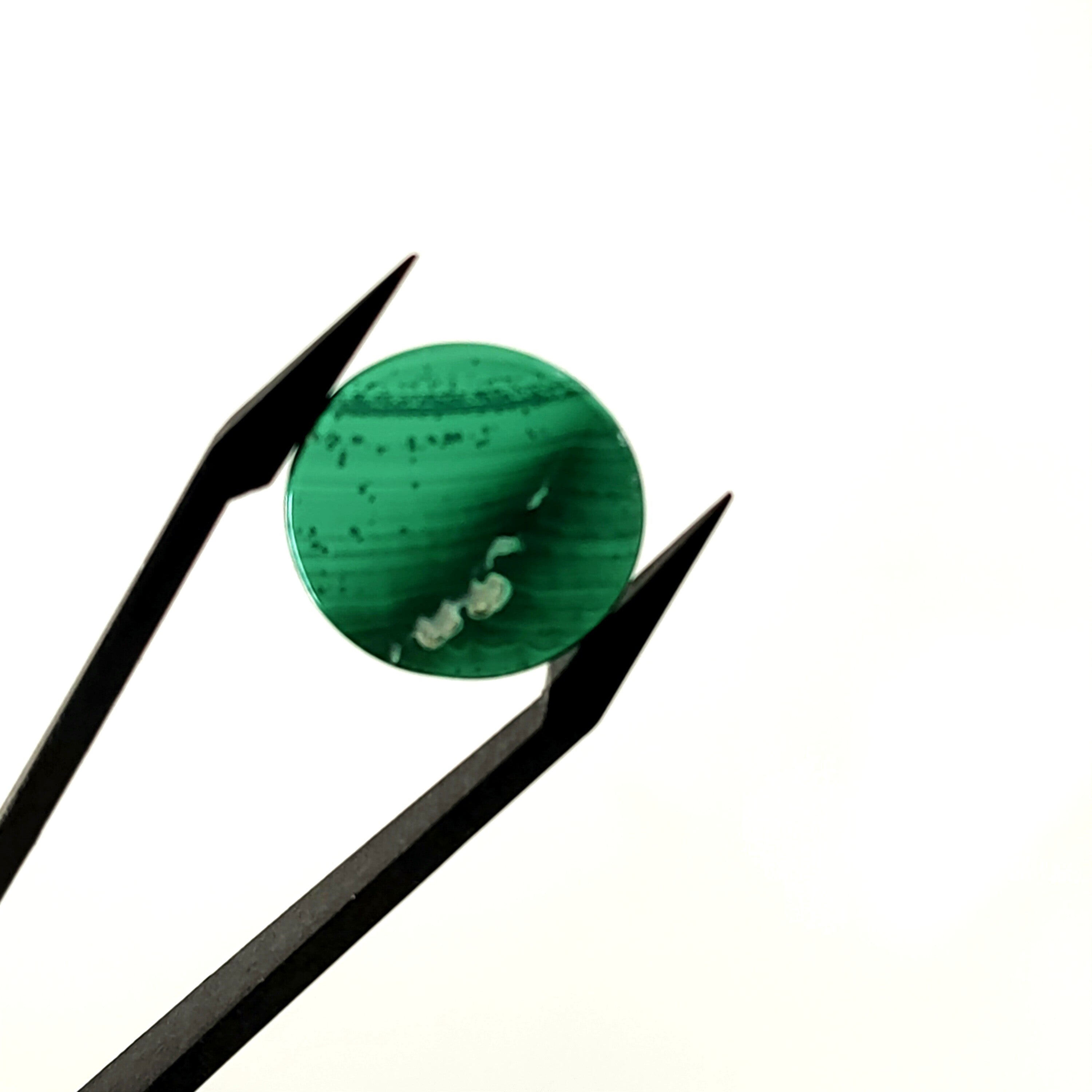 Malachiet 17.7x4 mm | cab. rond  | LE427