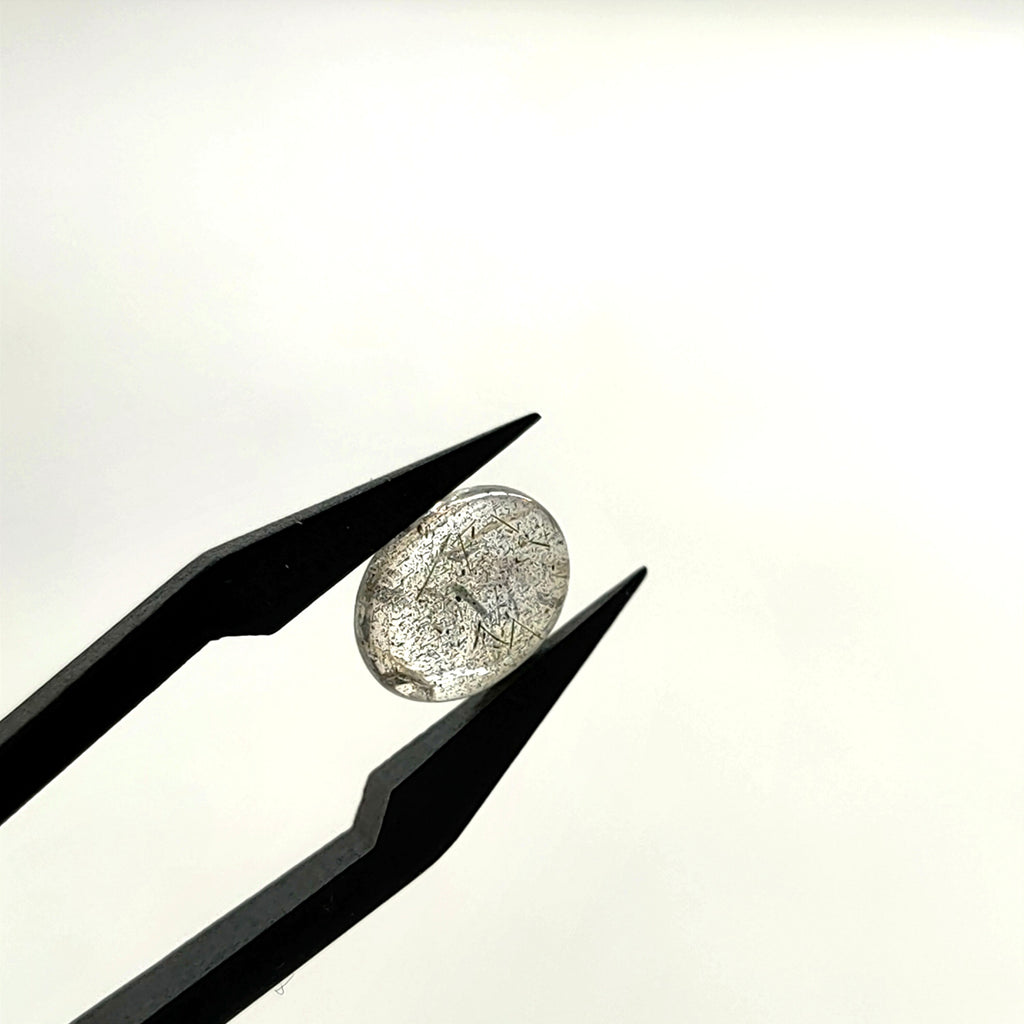Labradoriet | 7.2x9.1x3.5 mm | cab. ovaal | LE381