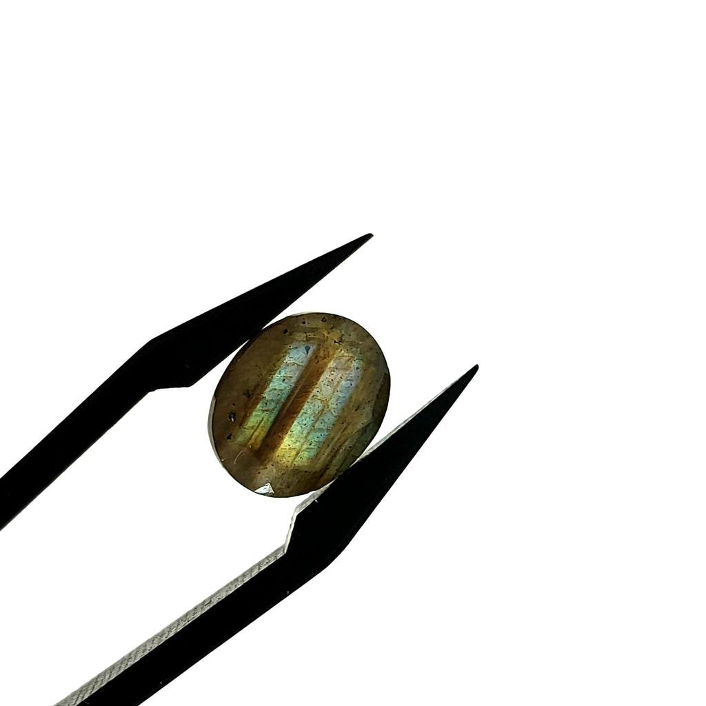 Labradoriet | 9x11.2x5.6 mm | gef. ovaal | LE371