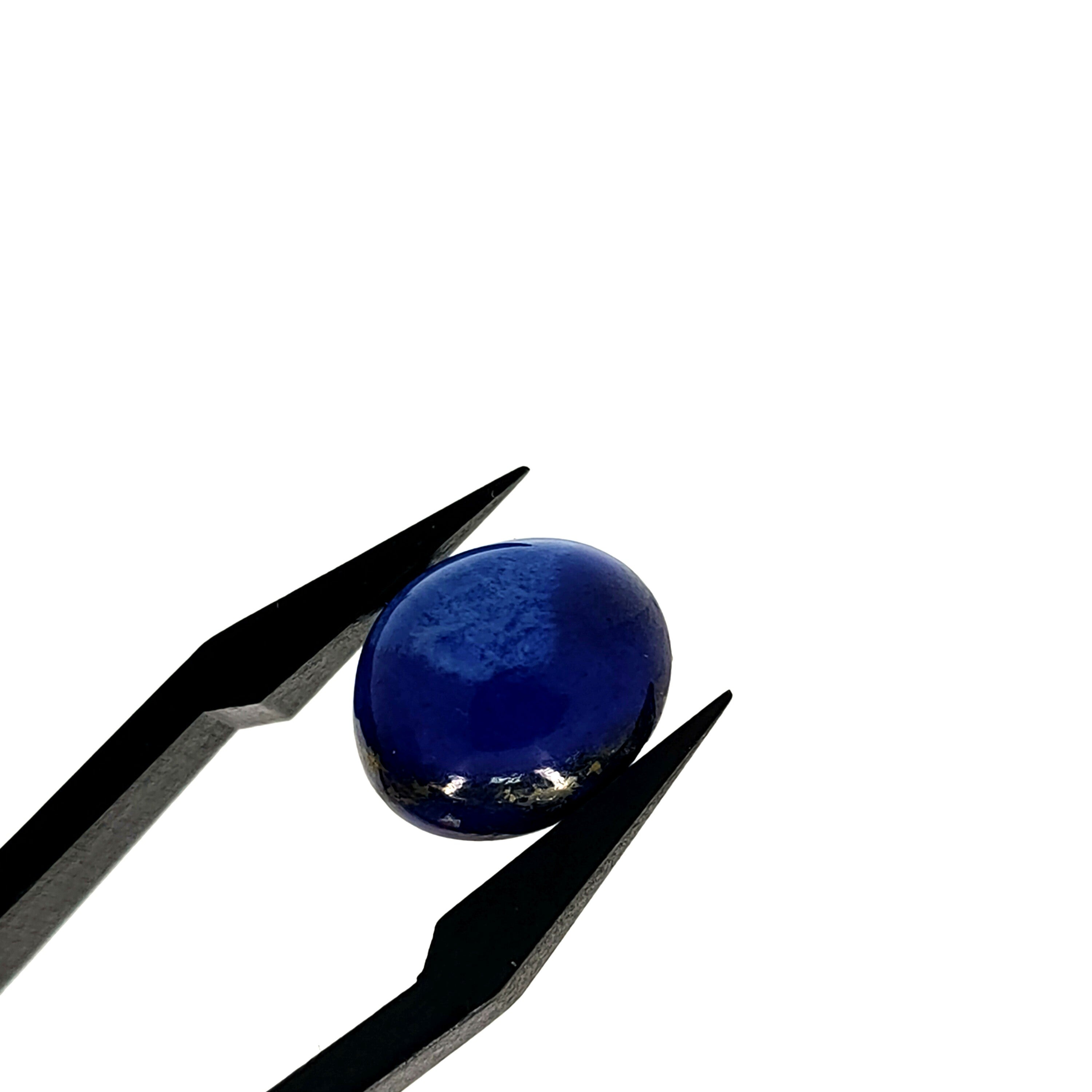 Lapis Lazuli | 10.9x12.4x6 mm | cab. ovaal | LE385