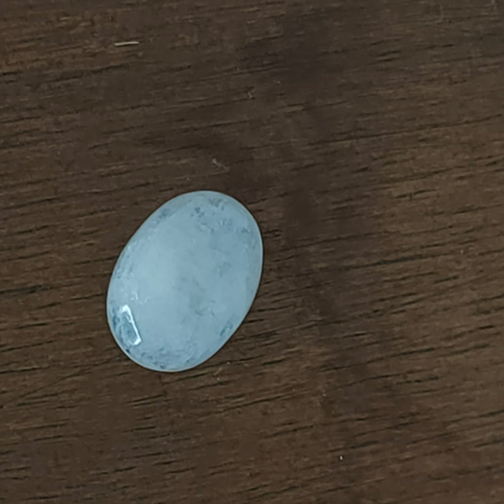 Maansteen 11x15x 5.5 mm | cab. ovaal  | LE296