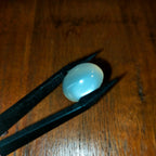 Maansteen 13.2x16.1x7.4mm | cab.  ovaal  | LE309