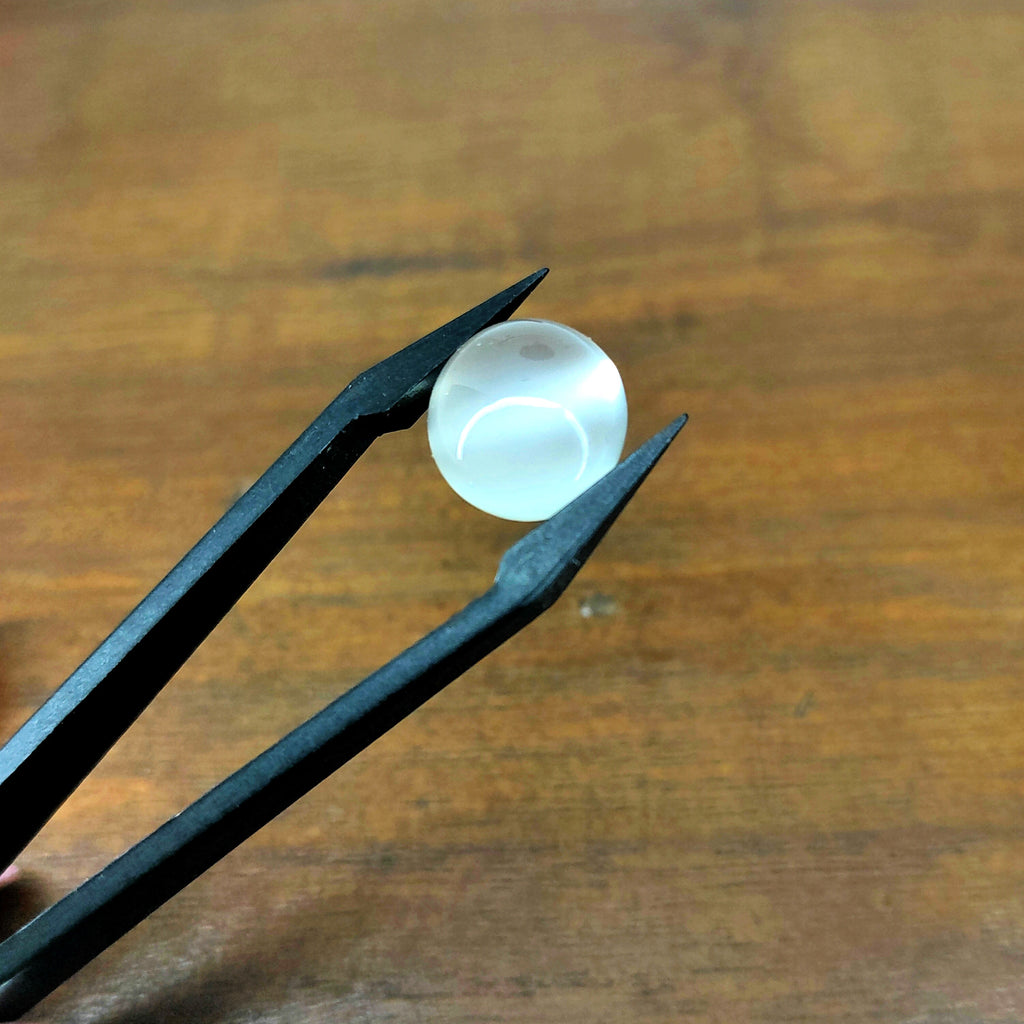 Maansteen 12x 7mm | cab. rond | LE312