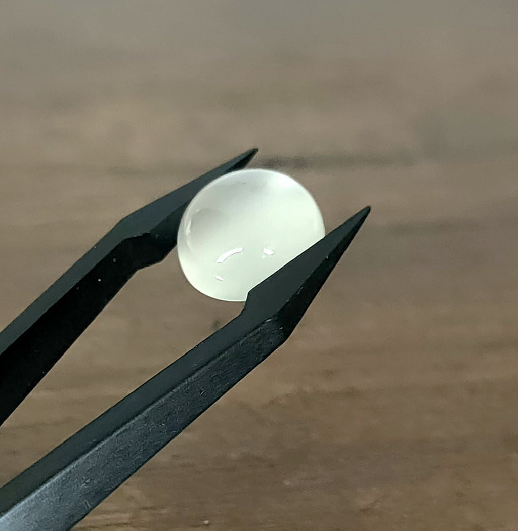 Maansteen 12x 7mm | cab. rond | LE312