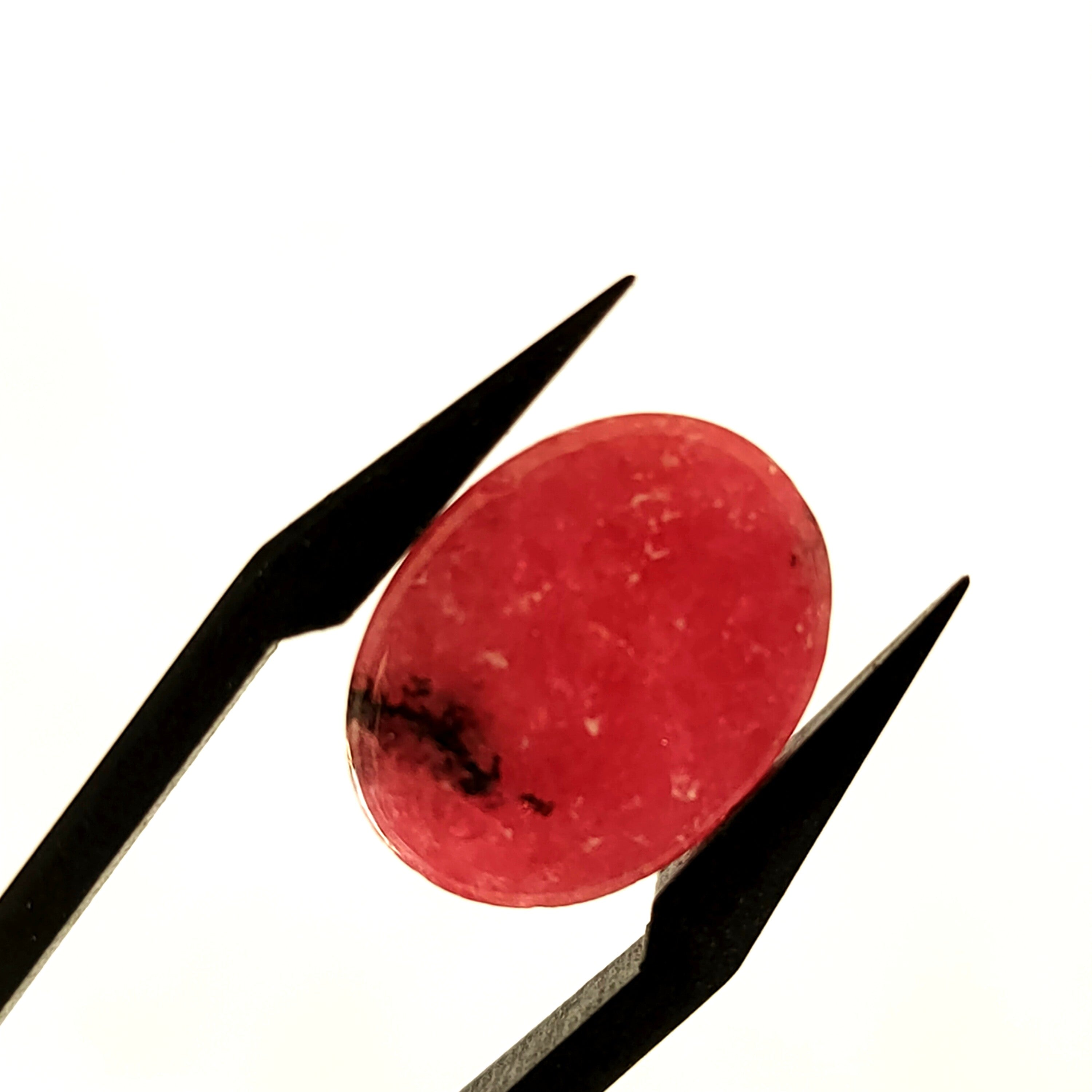 Rhodoliet 12.3*16*3.1 mm | pl. ovaal | LE240