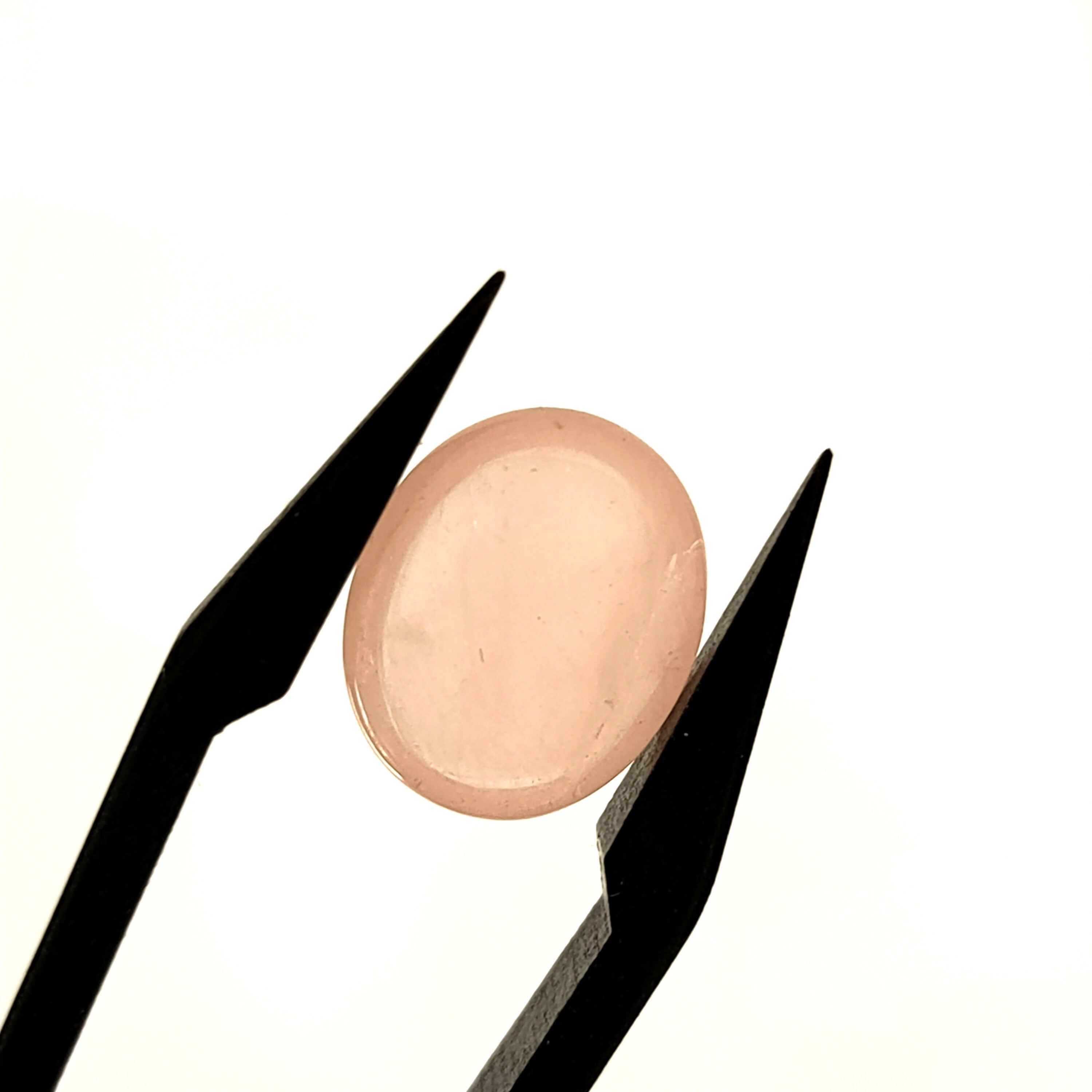 Rozekwarts 10*12*4.6 | cab. Ovaal  | LE280