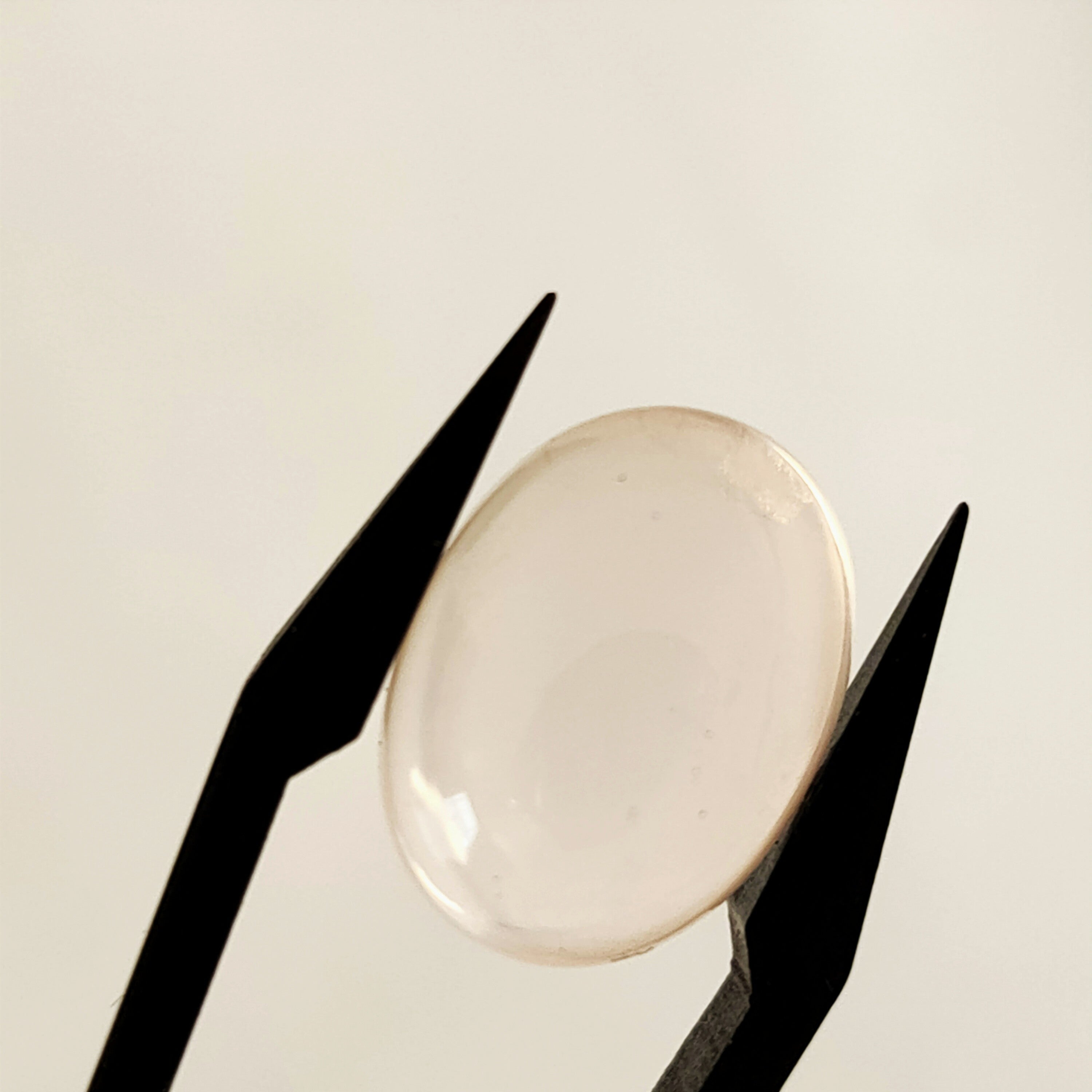 Rozekwarts 12*16*6.8 mm | cab. Ovaal  | LE274