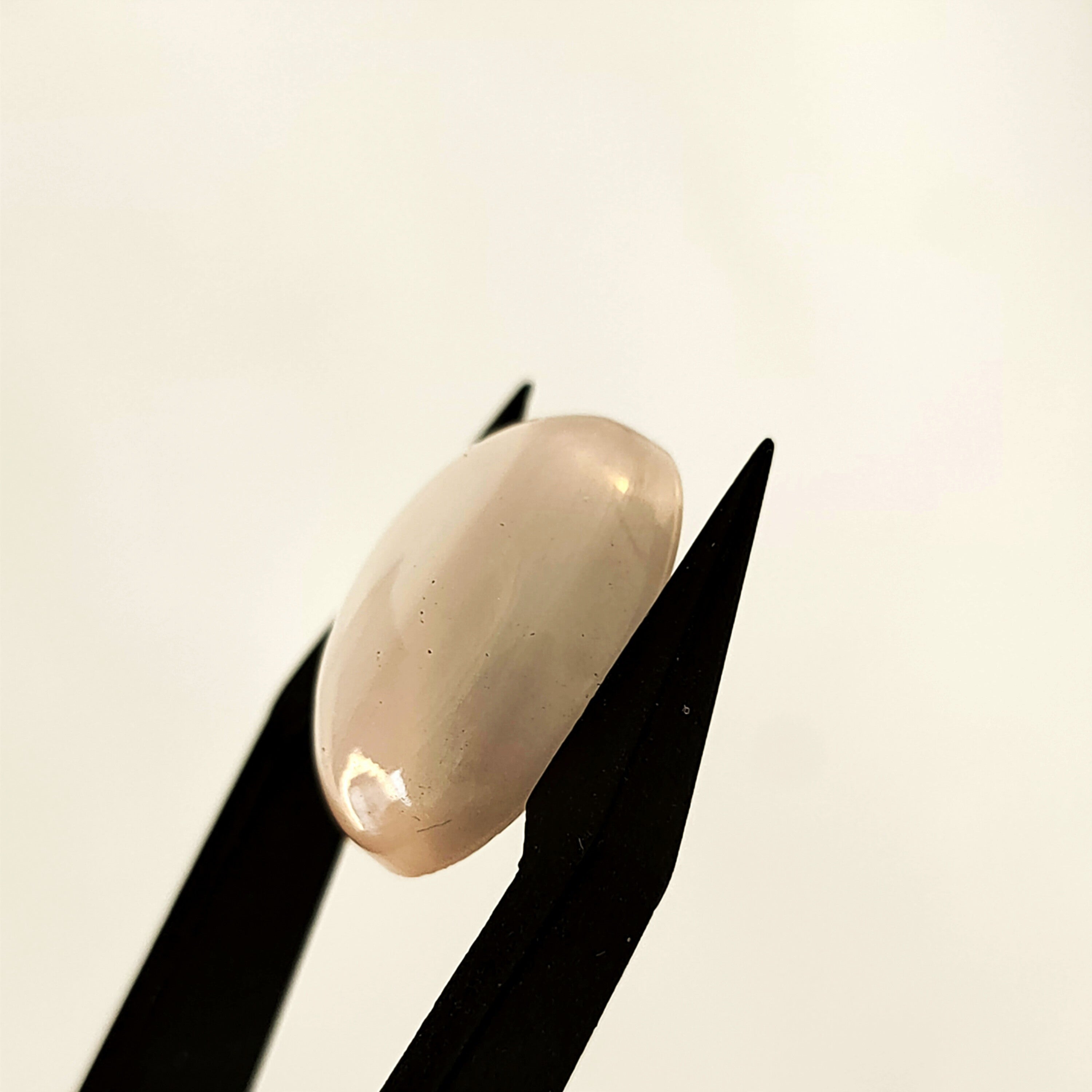 Rozekwarts 12*16*6.8 mm | cab. Ovaal  | LE274