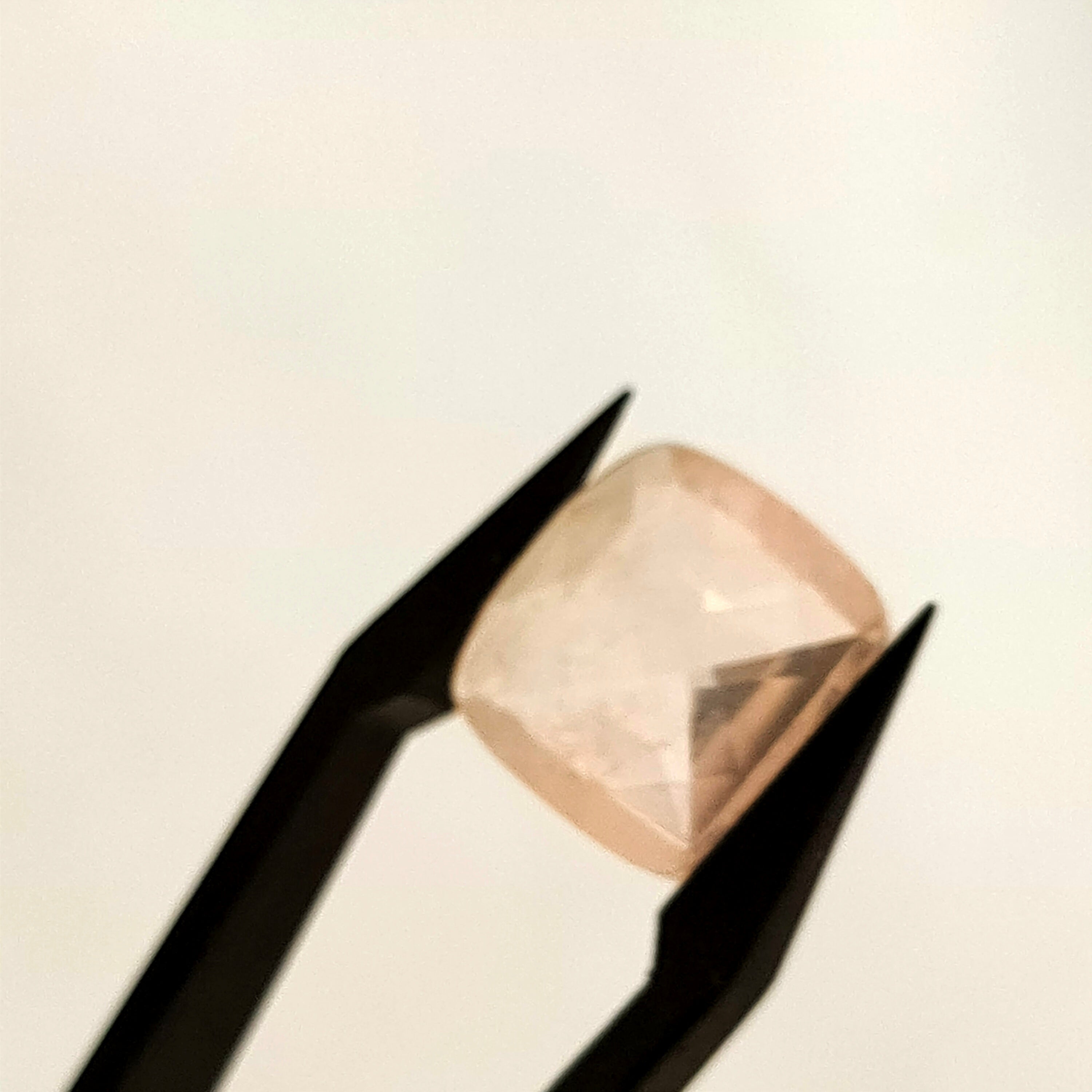 Rozekwarts 13*6.5 | gef. vierkant, rozen| LE275