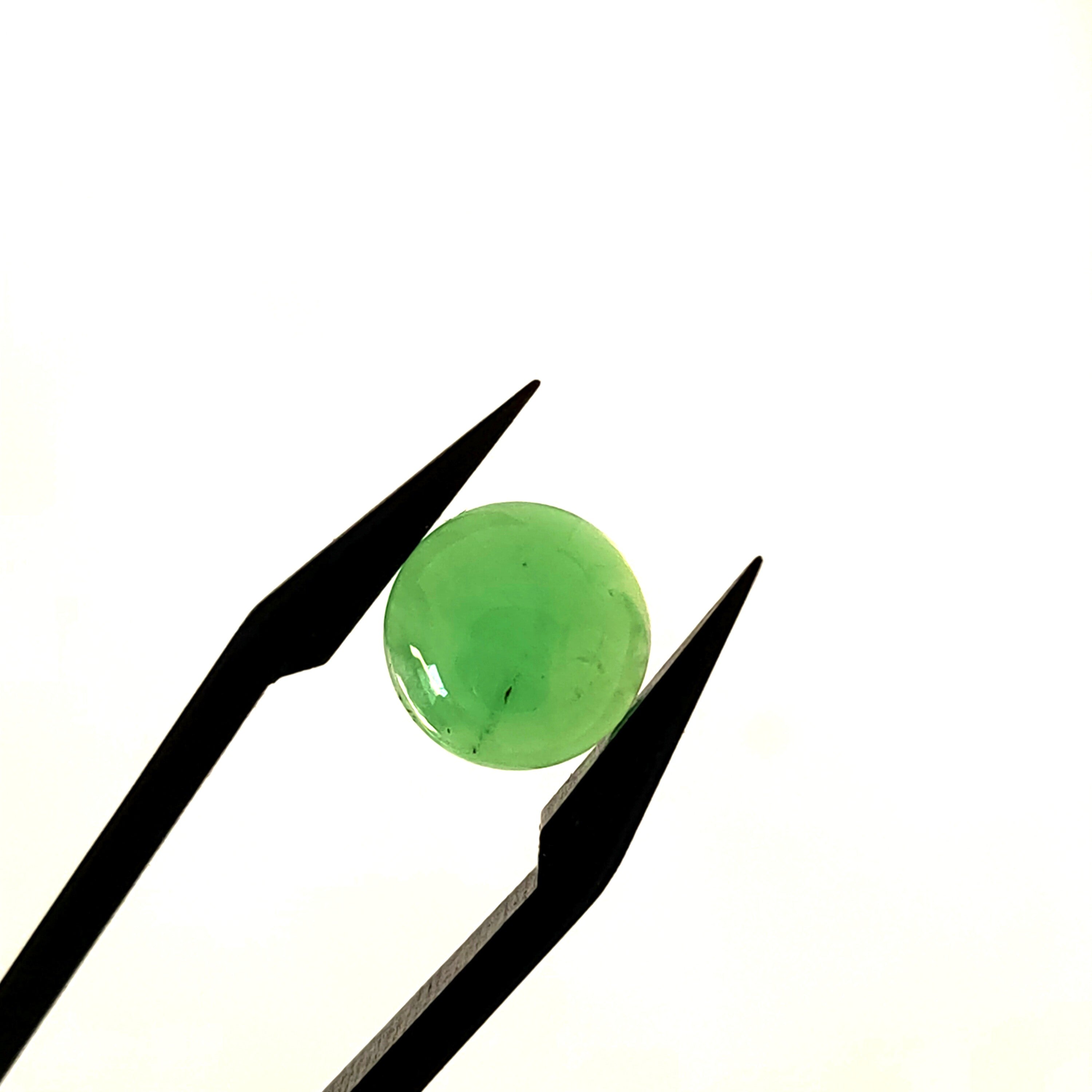 Chrysopraas | 10x4 mm | cab. Rond | LE440