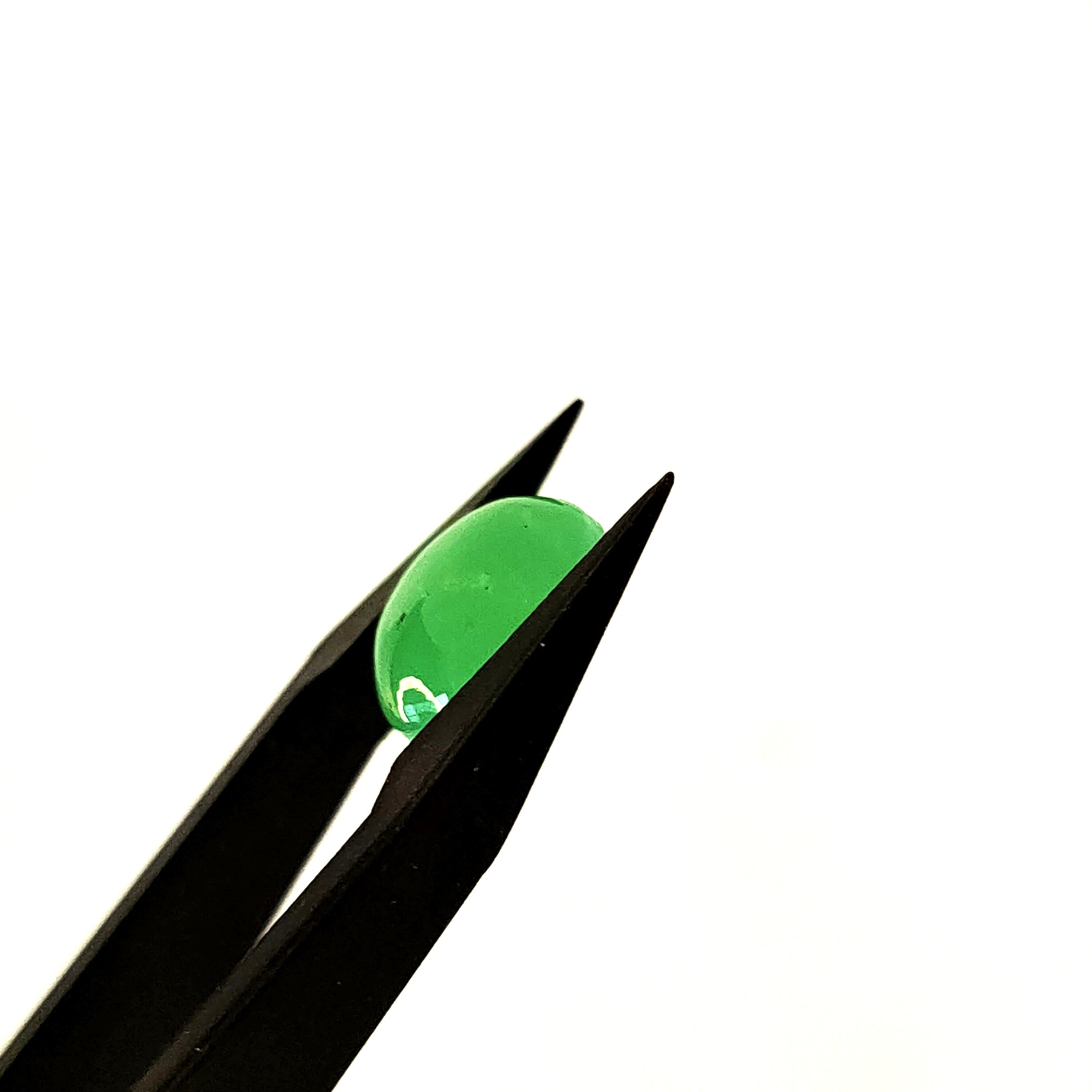 Chrysopraas | 10x4 mm | cab. Rond | LE440