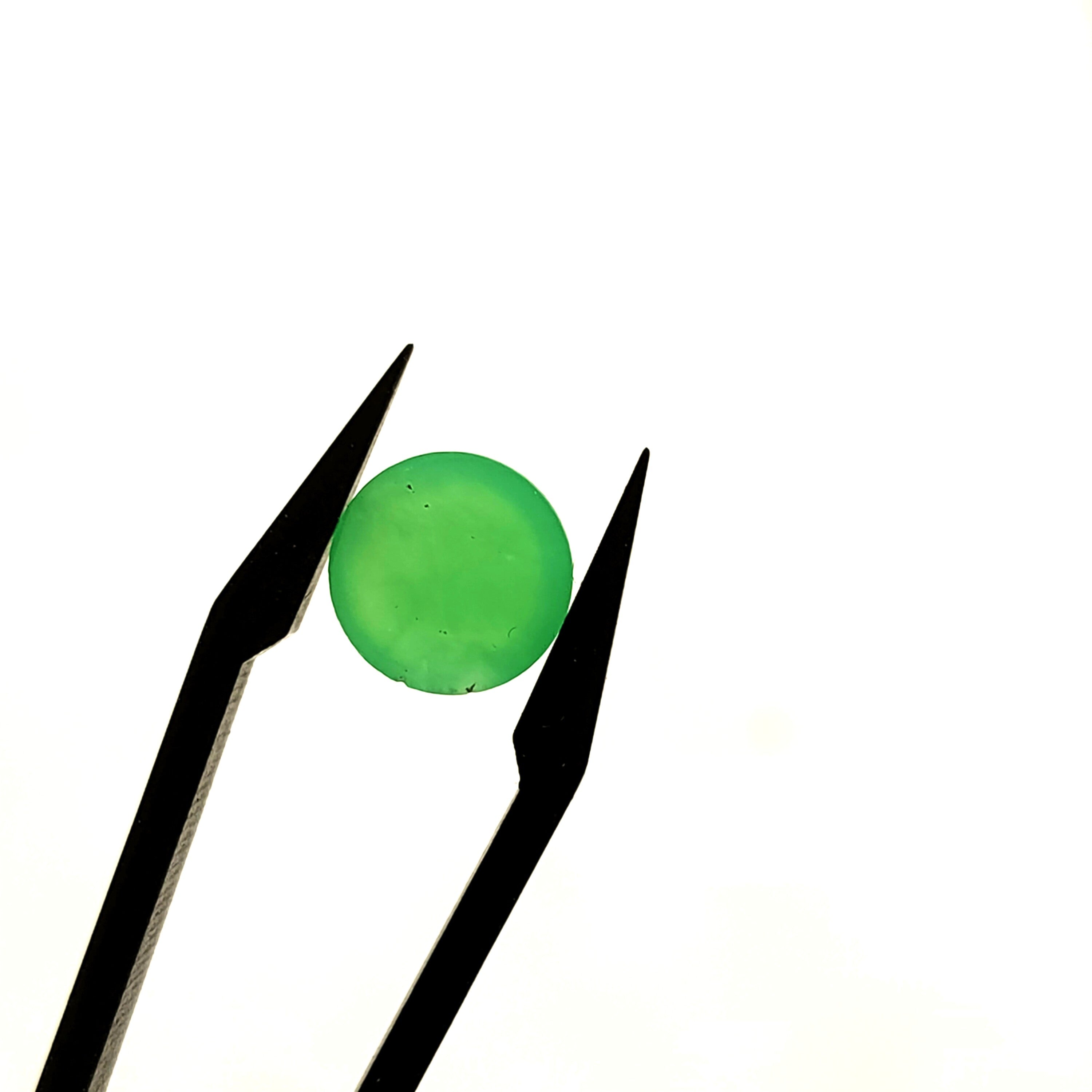 Chrysopraas | 10x4 mm | cab. Rond | LE440