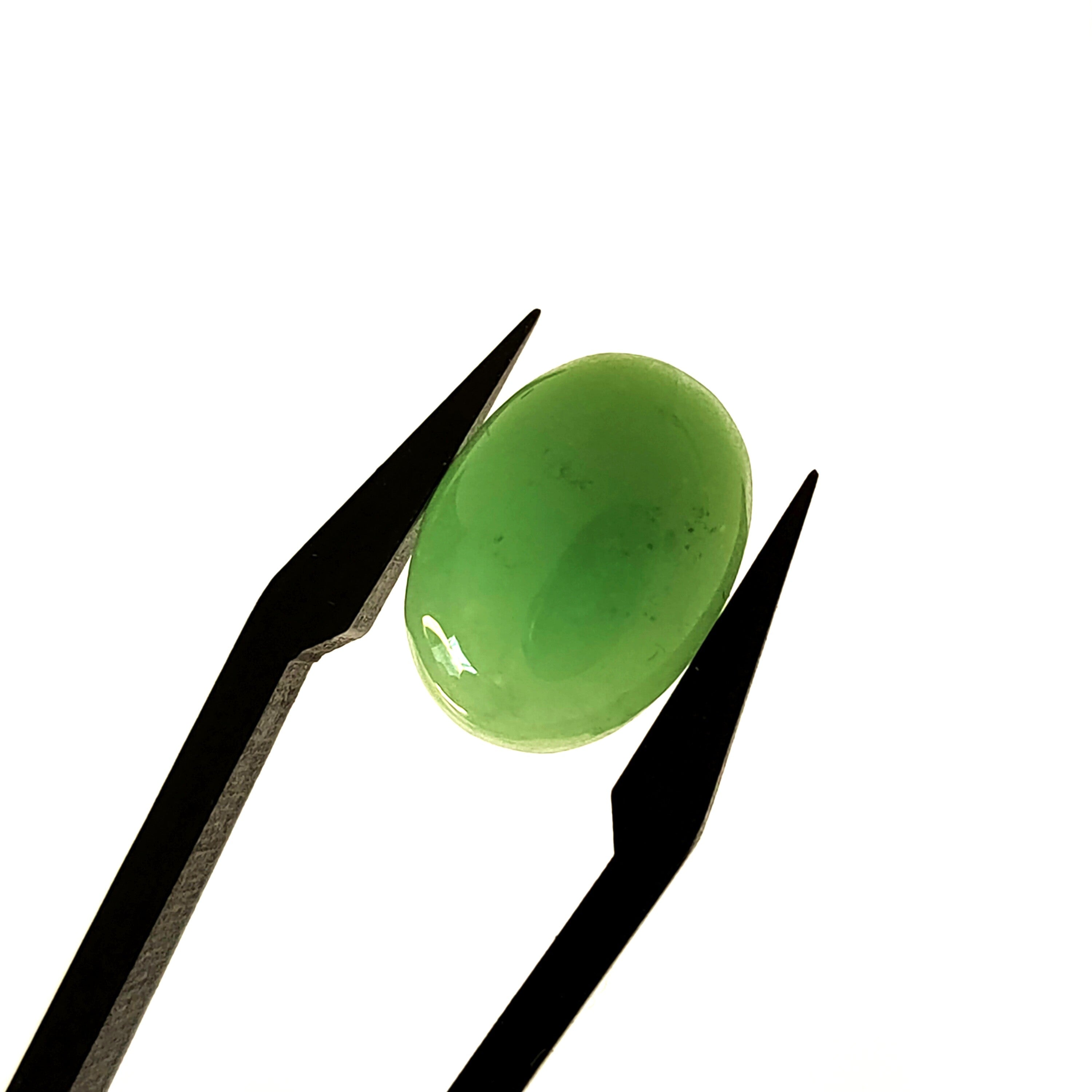 Chrysopraas | 10.8*14.6*5.4 | cab. Ovaal | LE444