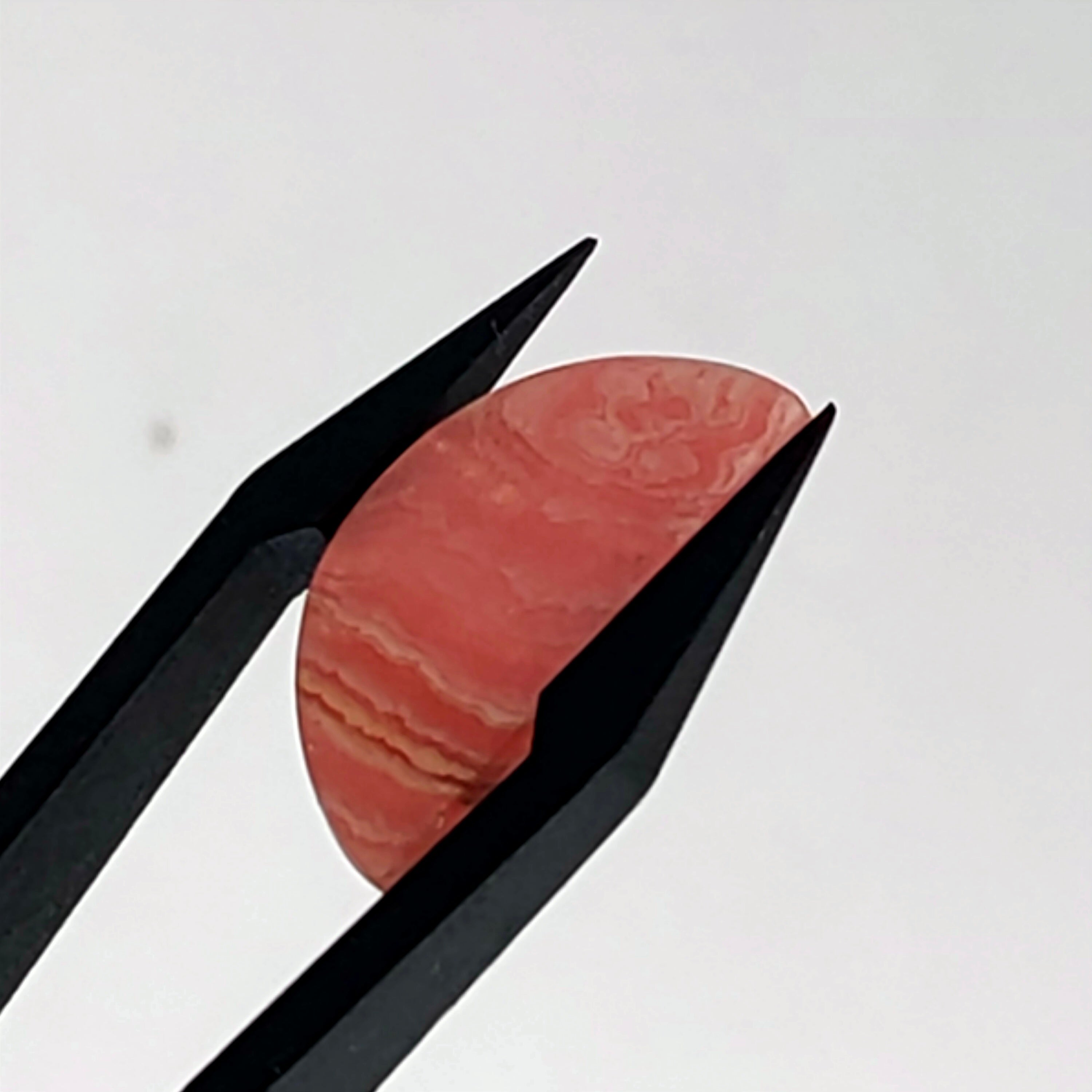 Rhodochrosiet 20x10x2.5 mm | pl. halve maan| LE602