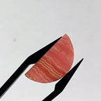 Rhodochrosiet 20x10x2.5 mm | pl. halve maan| LE602