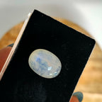 Maansteen 14x10 mm | cab. ovaal  | LE606