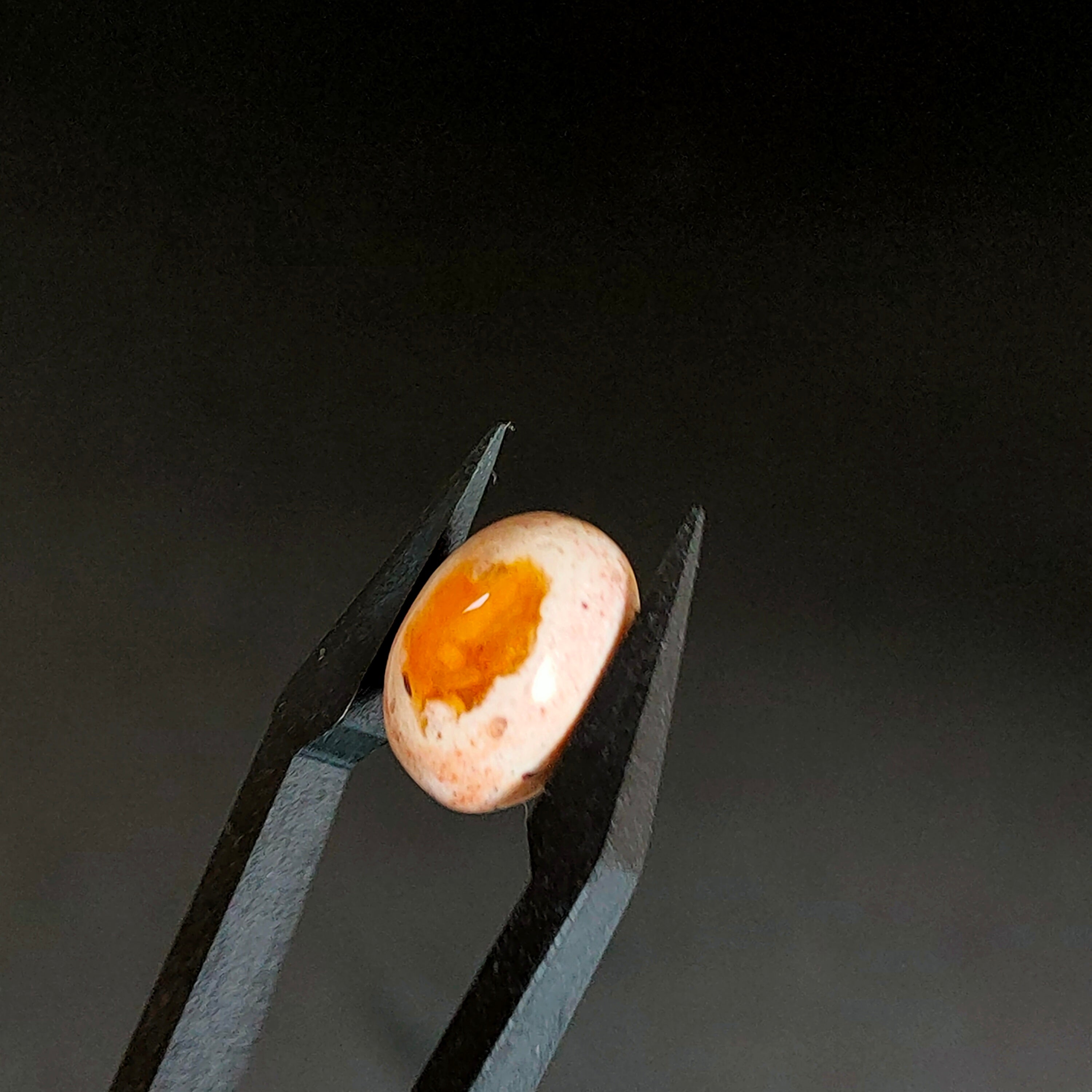 LE329 | Vuur Opaal 9*12*5.2mm | cab. ovaal