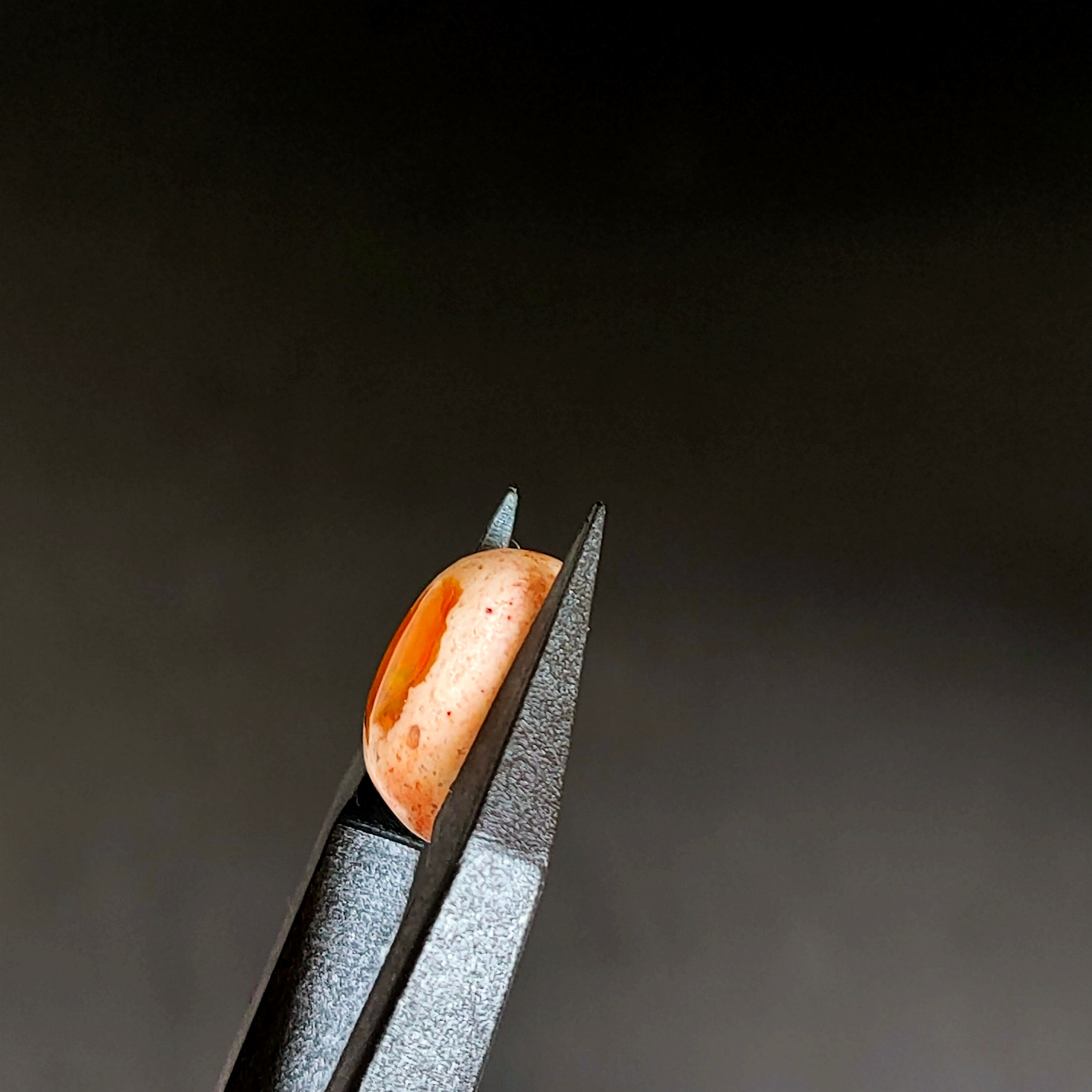 LE329 | Vuur Opaal 9*12*5.2mm | cab. ovaal