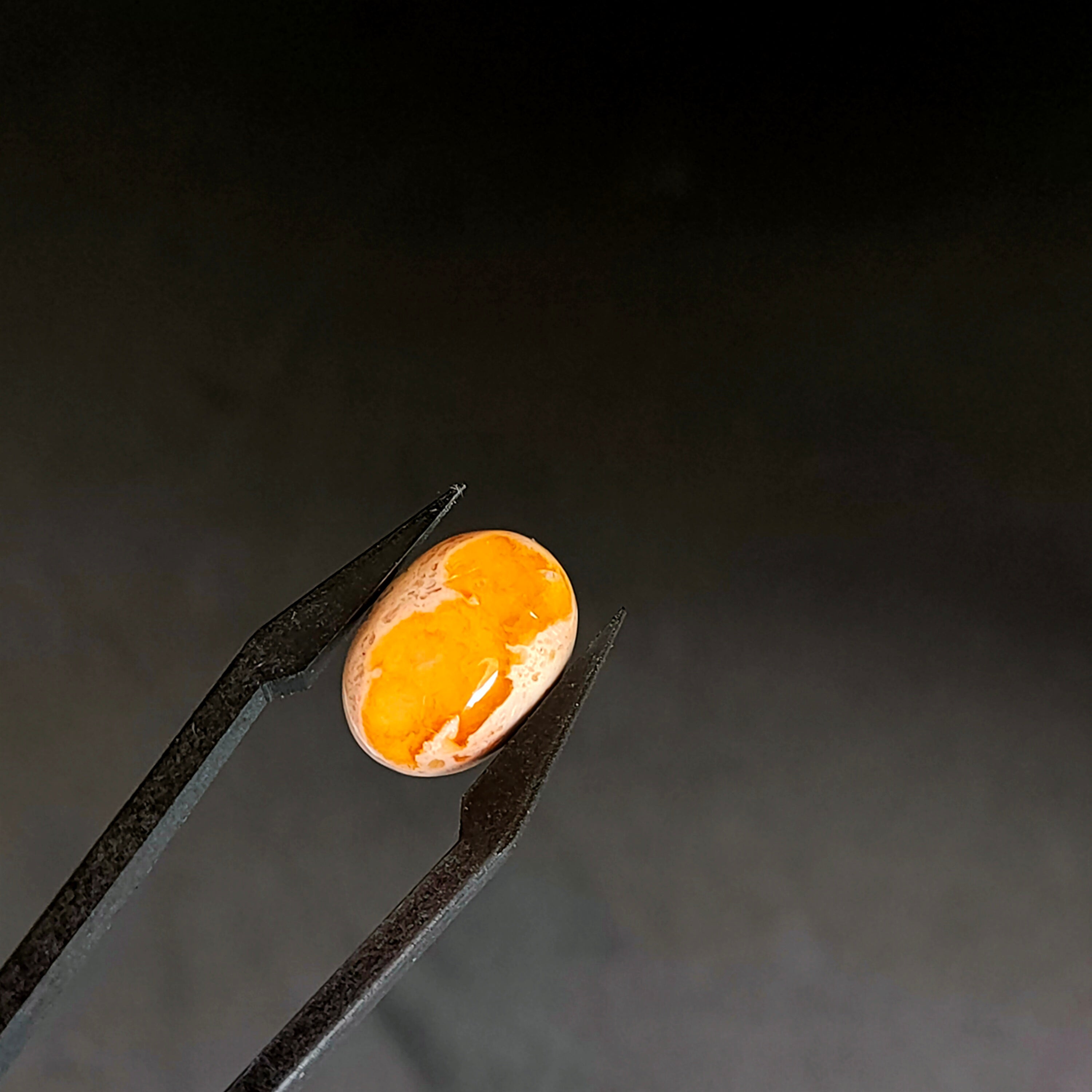 LE330 | Vuur Opaal 10.2*14*4.7mm | cab. ovaal