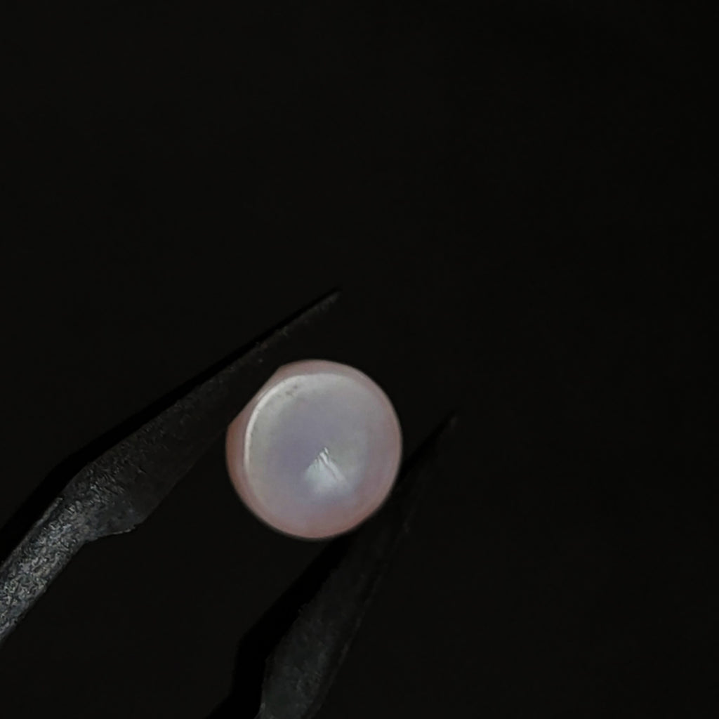 LE352 | Roze opaal 7.2*4.2 | cab. Rond