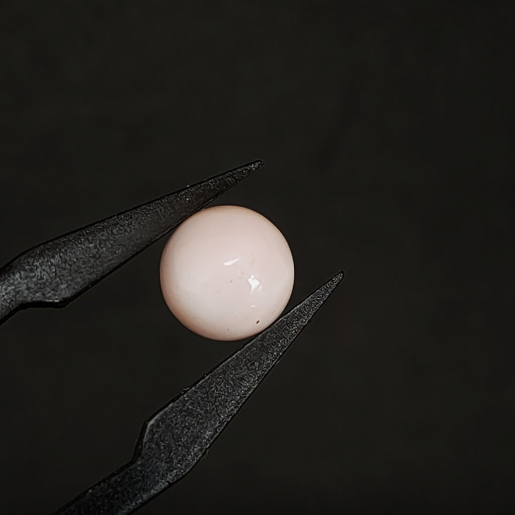 LE353 | Roze opaal 7.2*4.2 | cab. Rond
