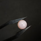 LE351 | Roze opaal 7.3*4 | cab. Rond