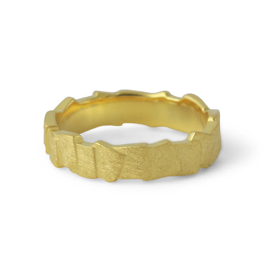 Blocks - Vergulde Ring
