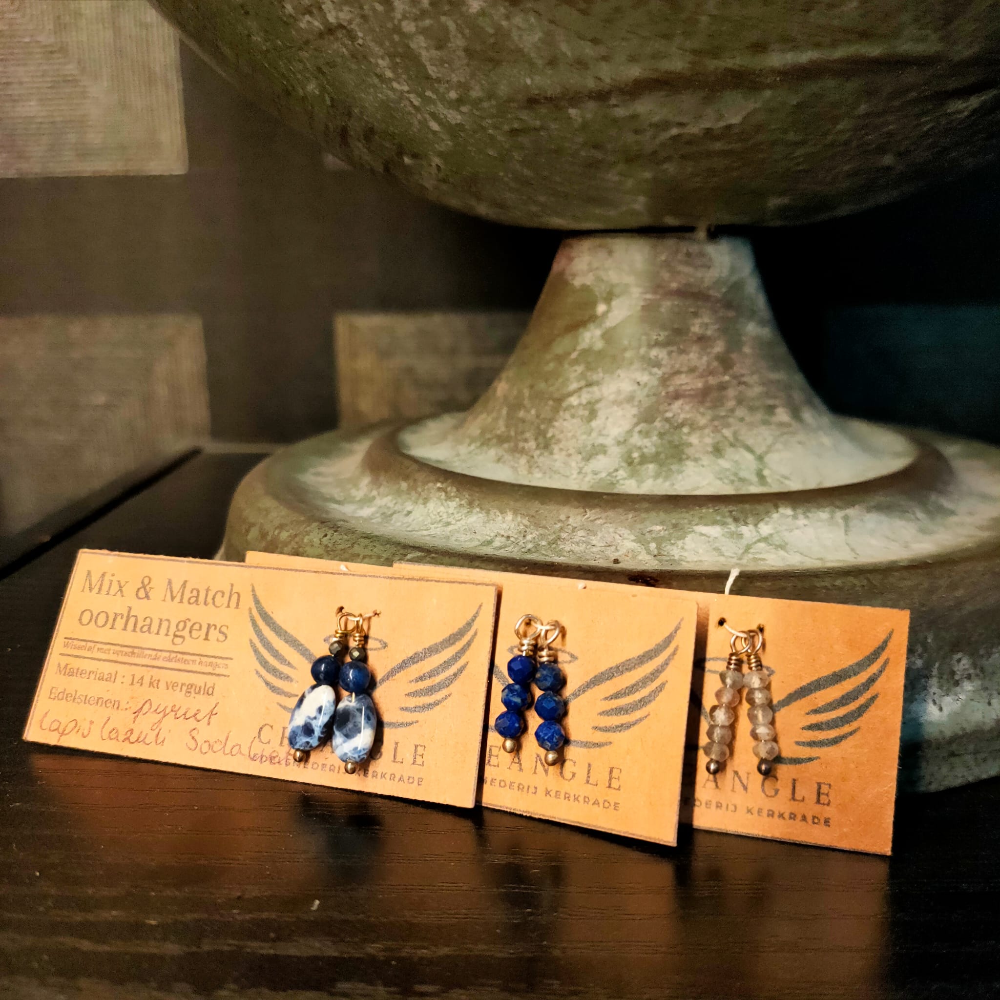 MIX & MATCH -  Blauwe hanger set van 3