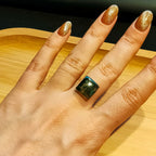 Agaat cab. vierkant 11.9 x 12.1 mm